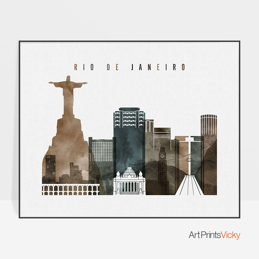 Rio De Janeiro Cityscape Artwork Wallpapers