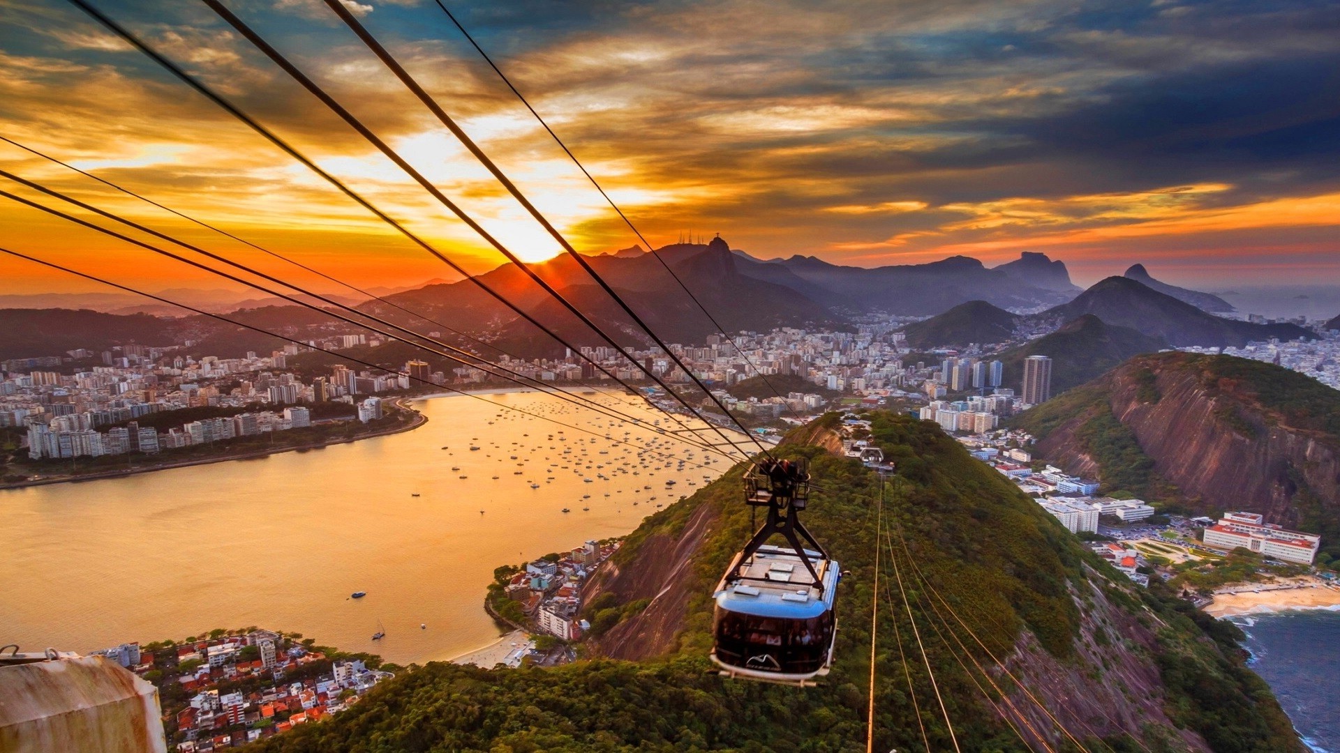 Rio De Janeiro Cityscape Artwork Wallpapers