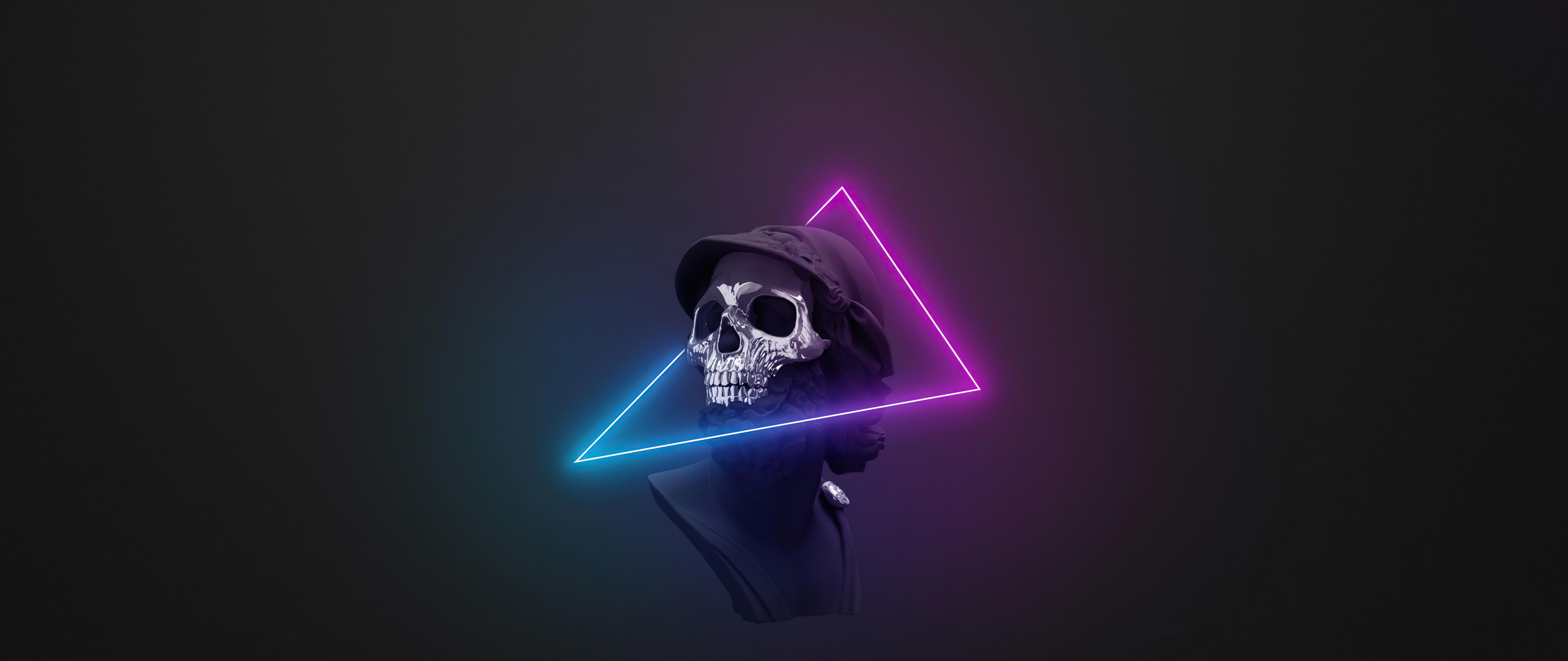 Robot Skull Playing Music Wallpapers