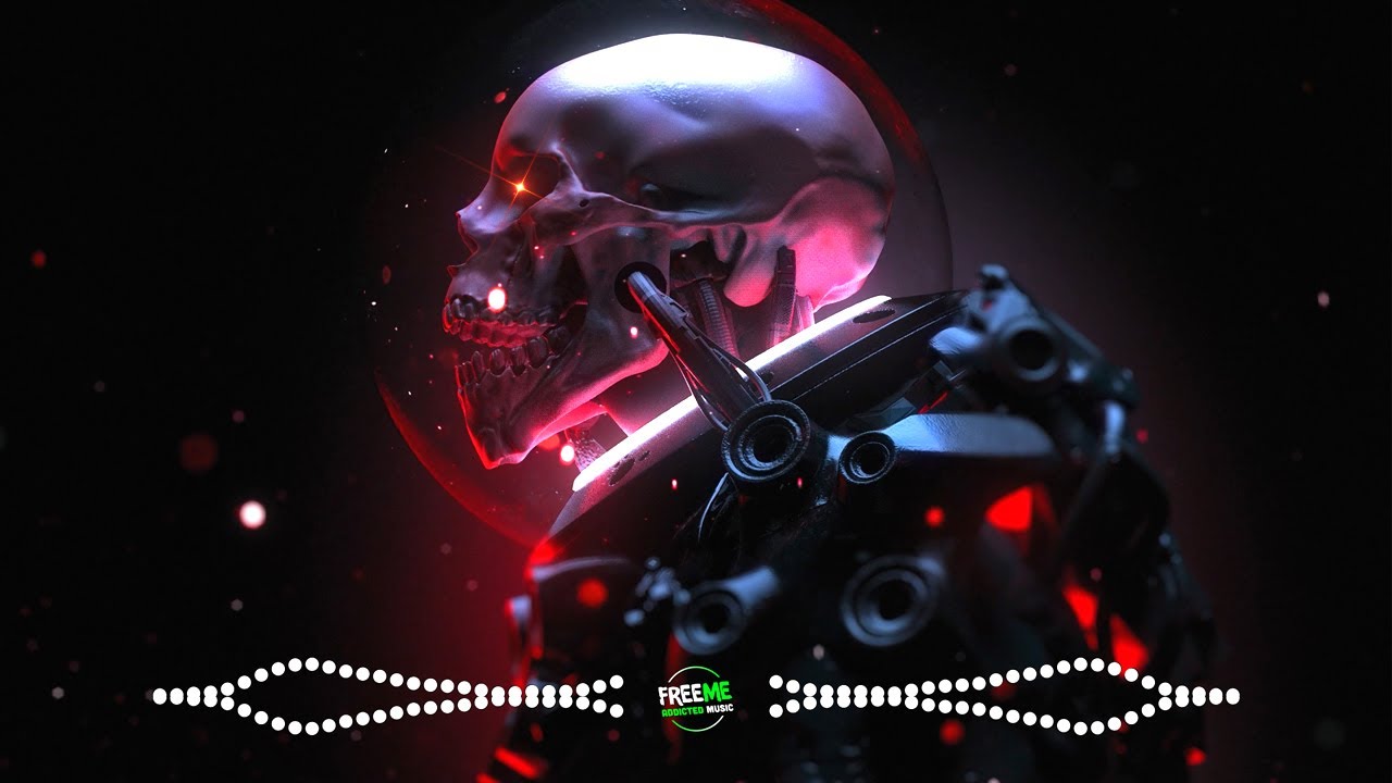 Robot Skull Playing Music Wallpapers