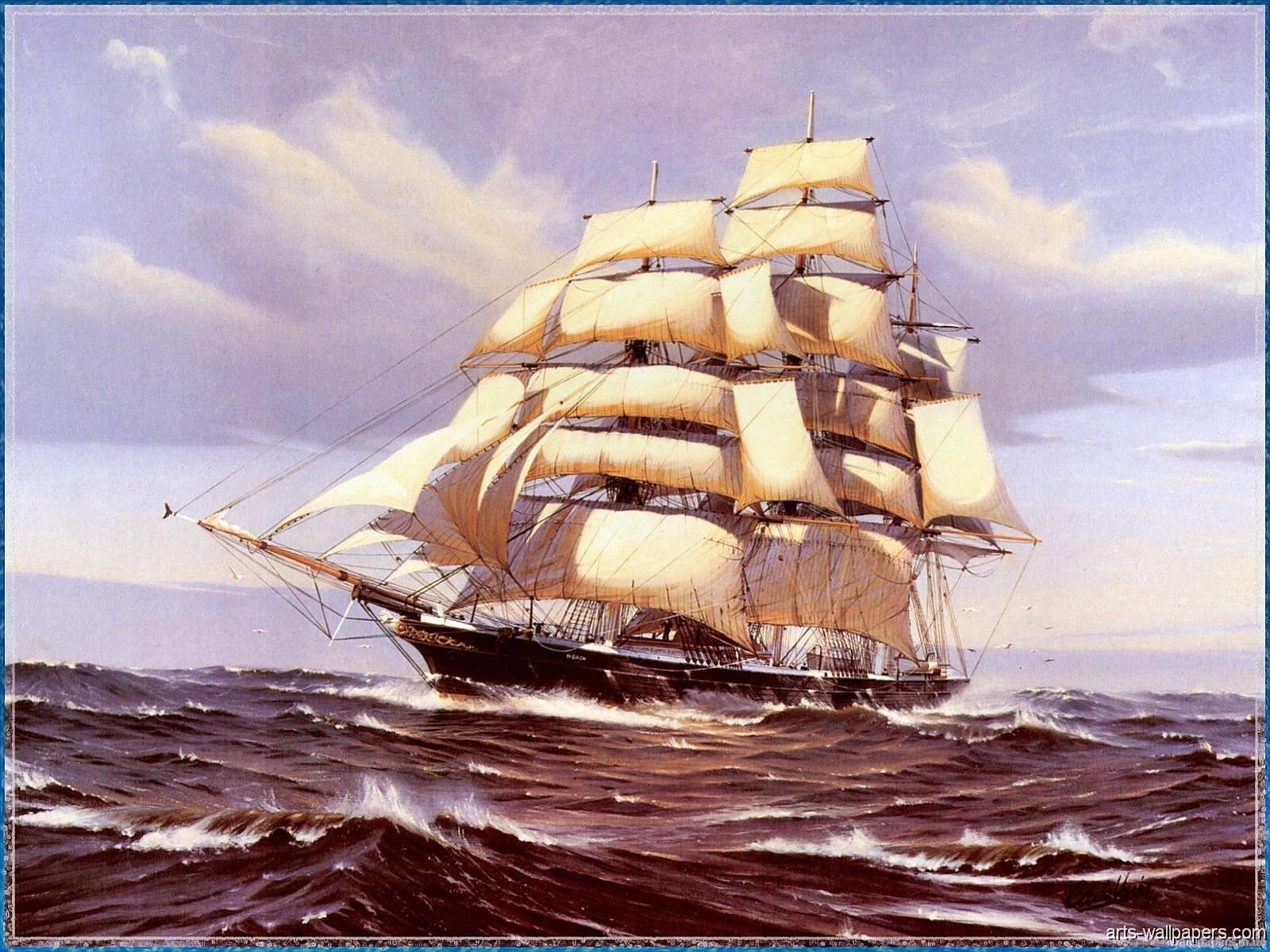 Sailing Ship Art Wallpapers