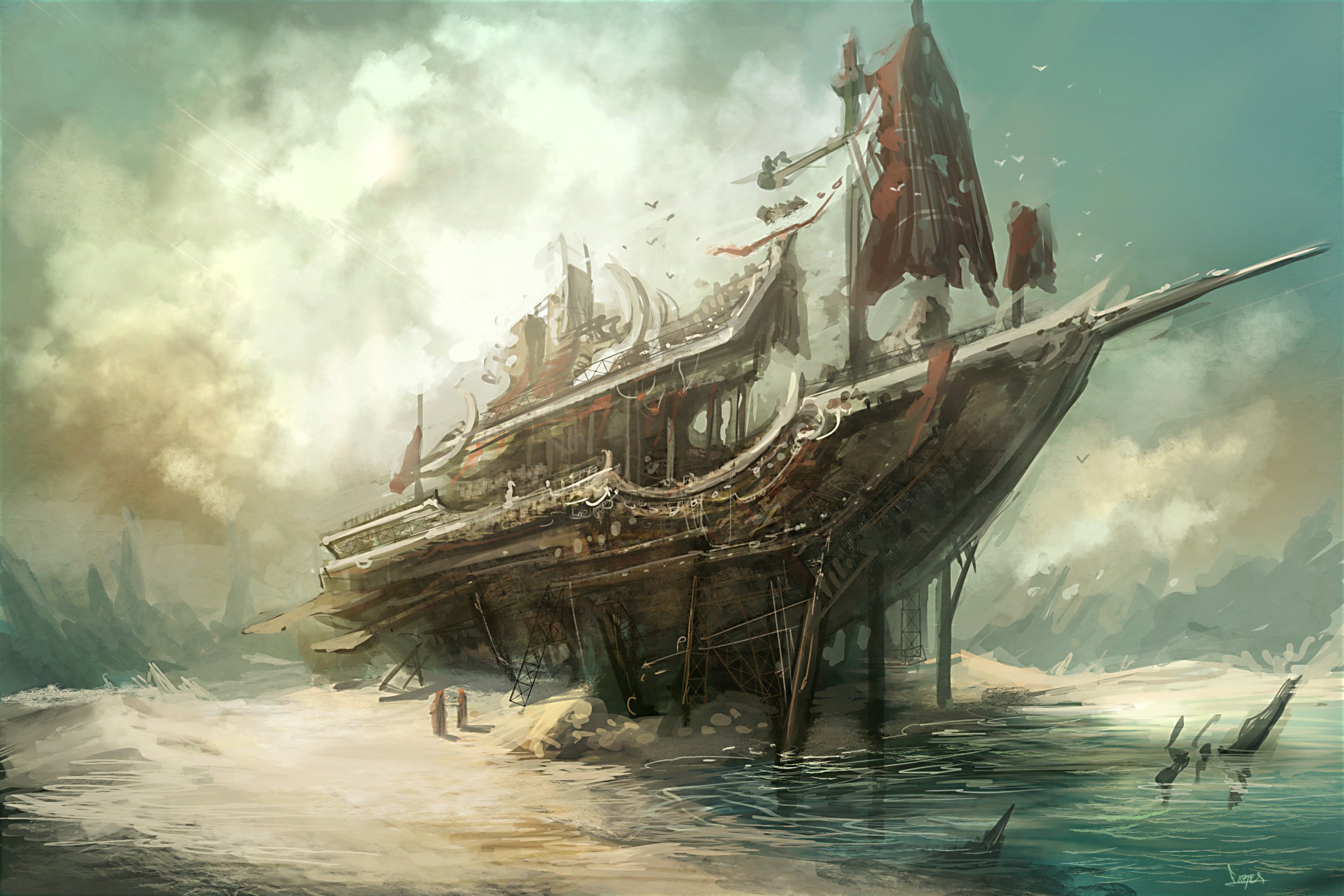 Sailing Ship Art Wallpapers