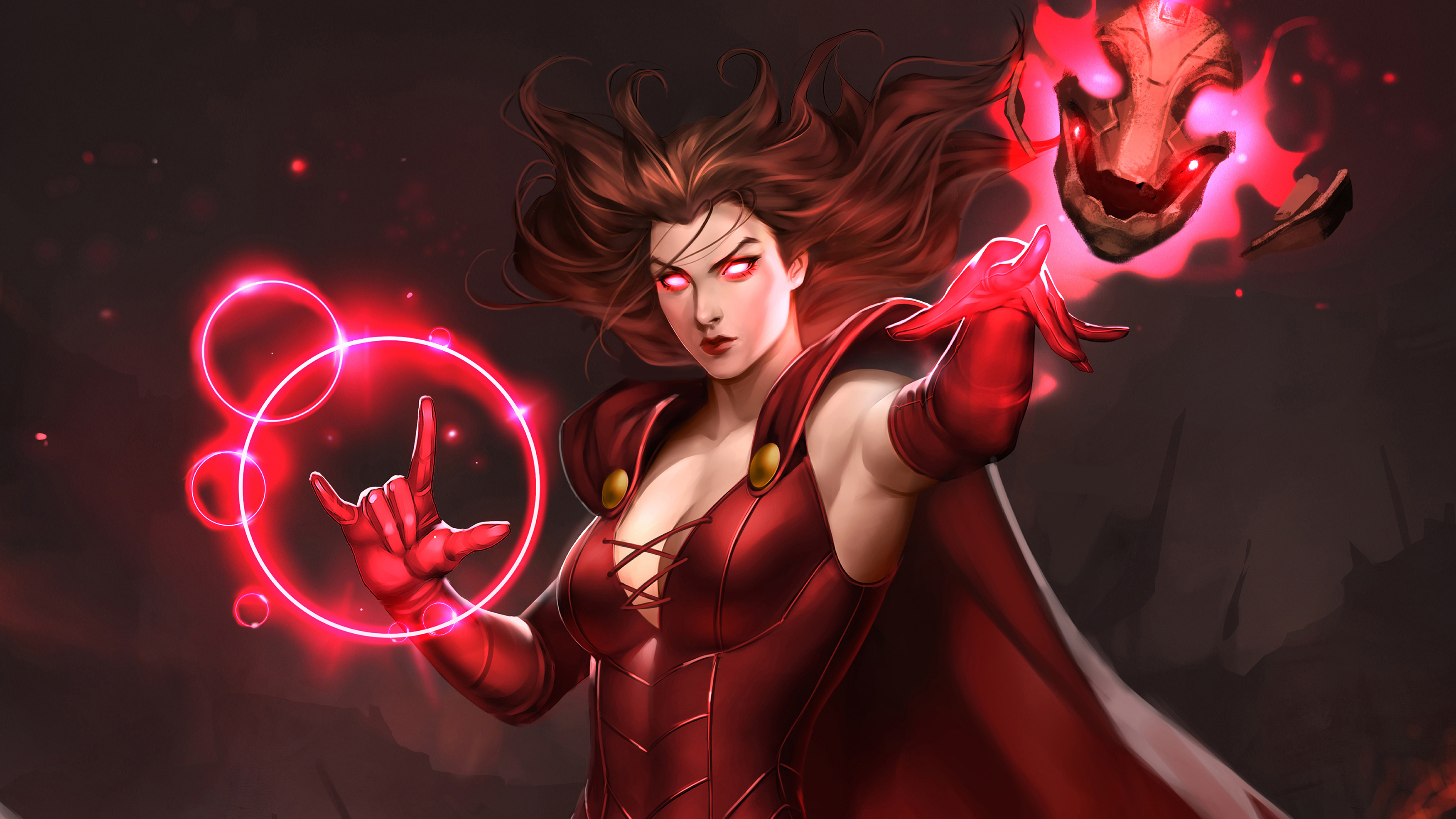 Scarlet Witch 4K Artwork Wallpapers