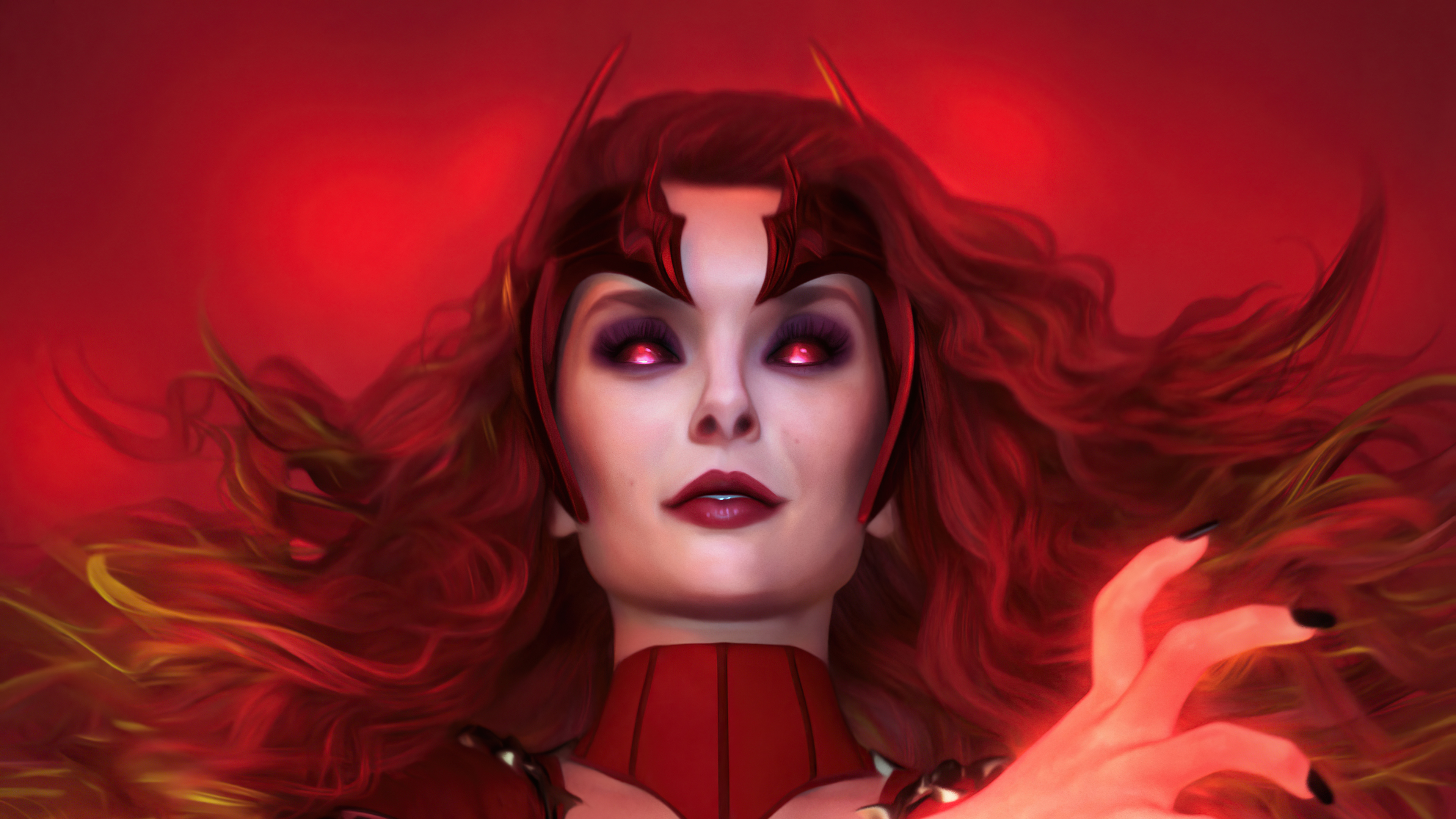 Scarlet Witch 4K Artwork Wallpapers