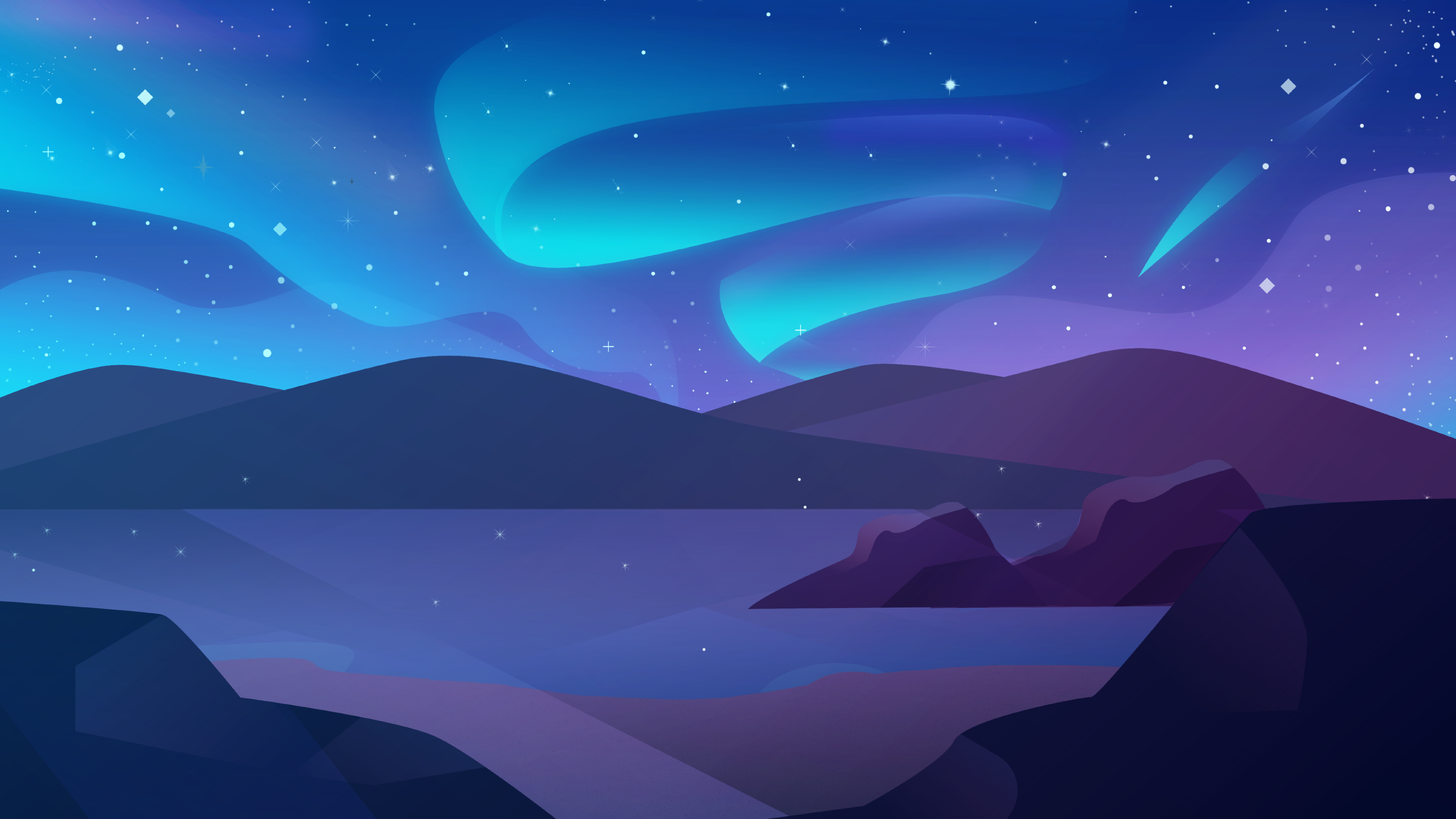 Scenery Night Digital Art Wallpapers