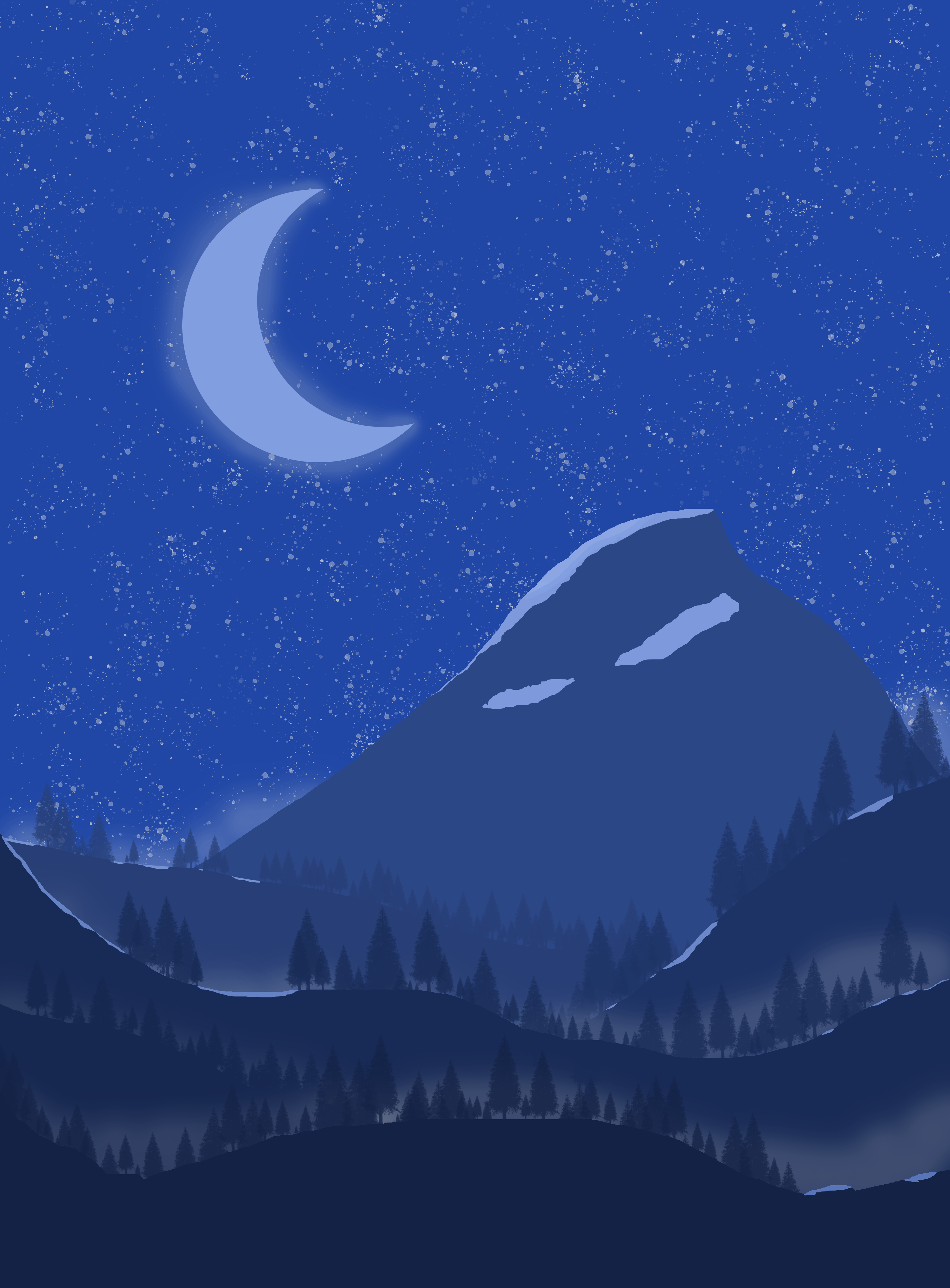 Scenery Night Digital Art Wallpapers