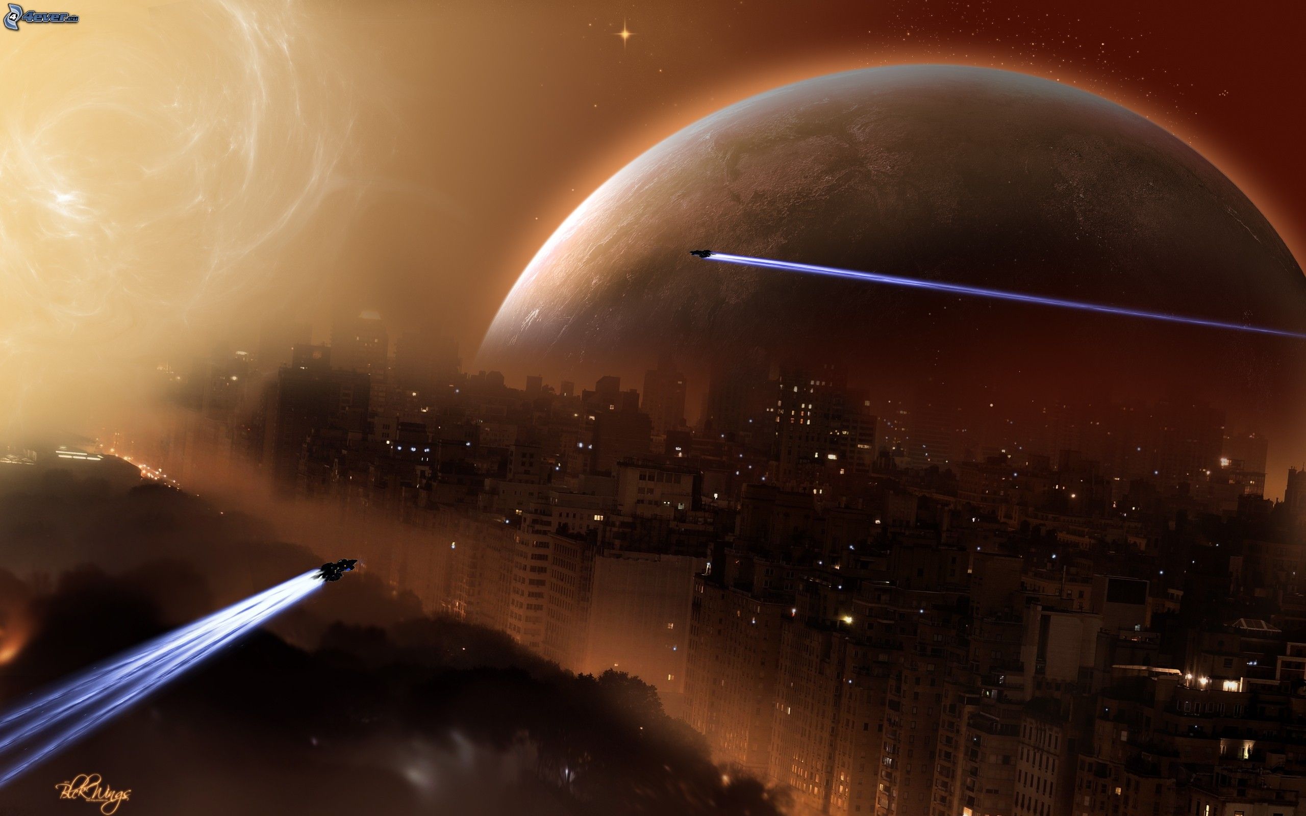 Sci Fi Landscape City Hd Planet Wallpapers