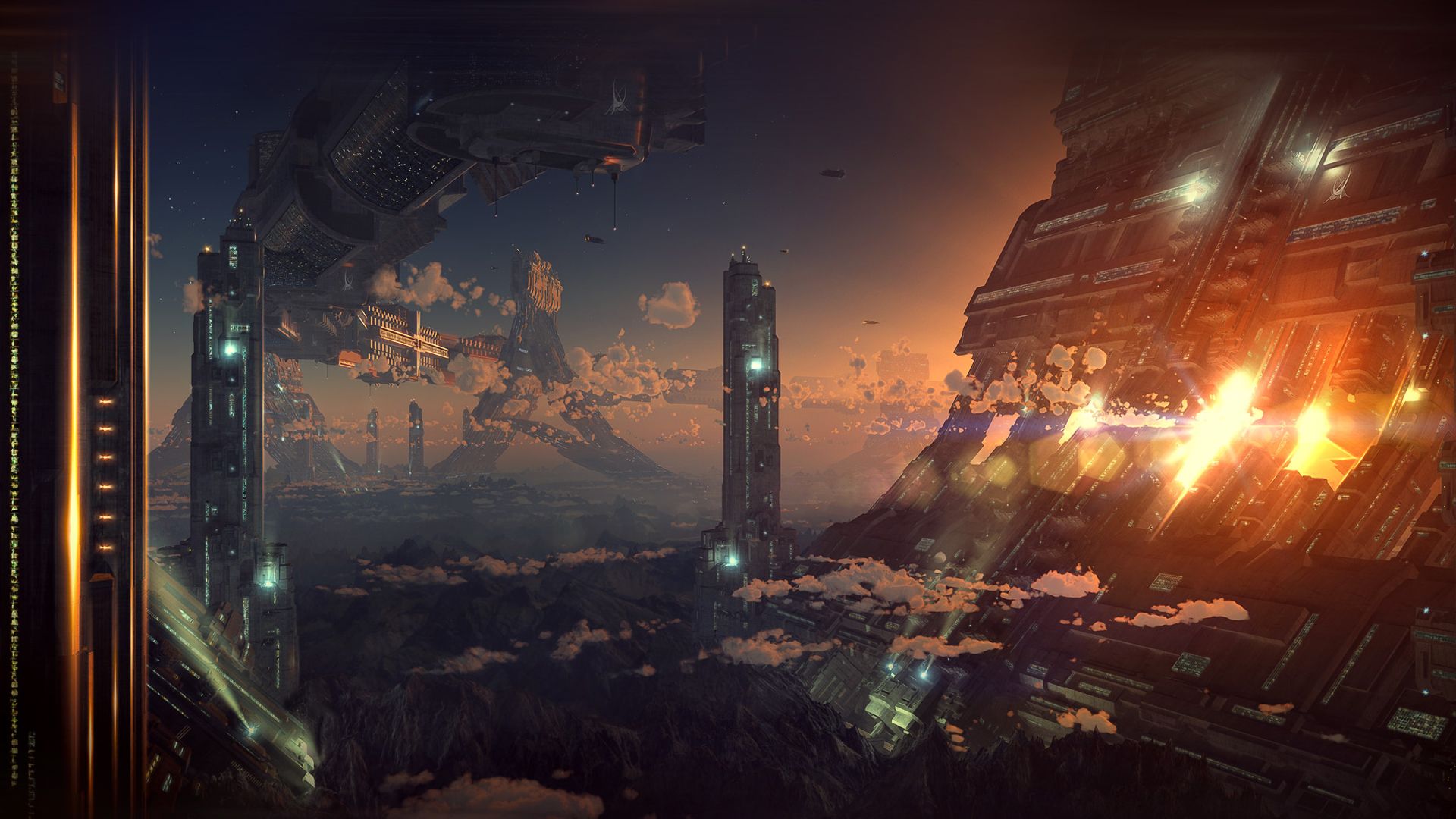 Sci Fi Landscape City Hd Planet Wallpapers