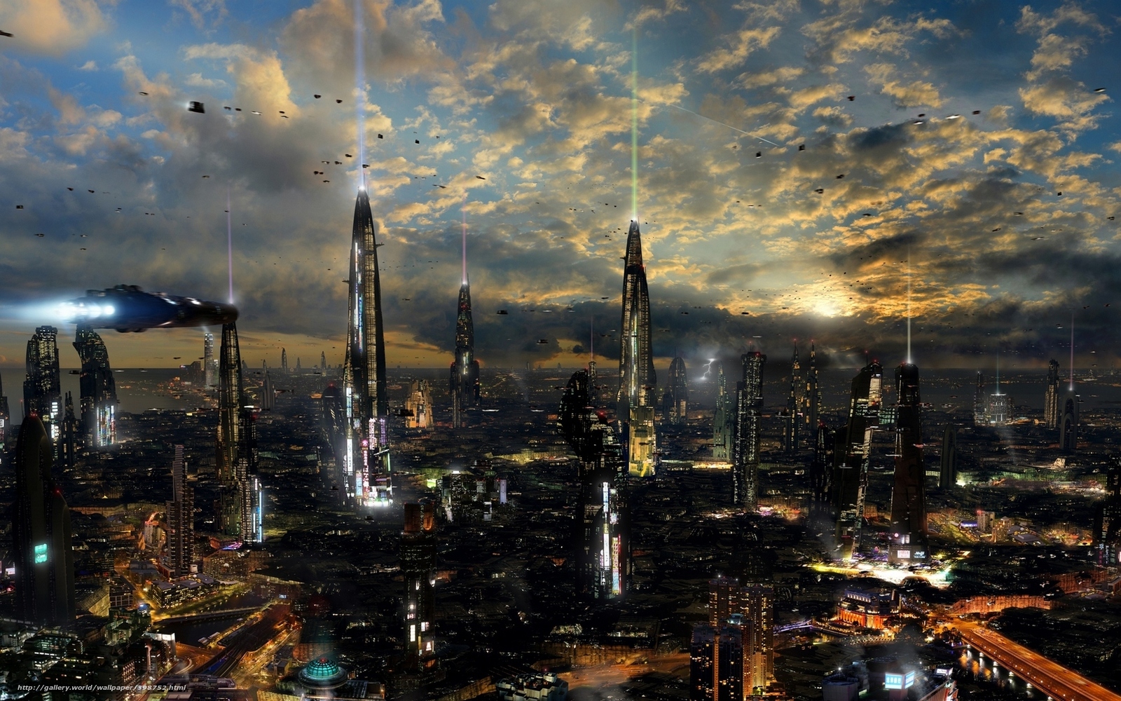 Sci Fi Landscape City Hd Planet Wallpapers