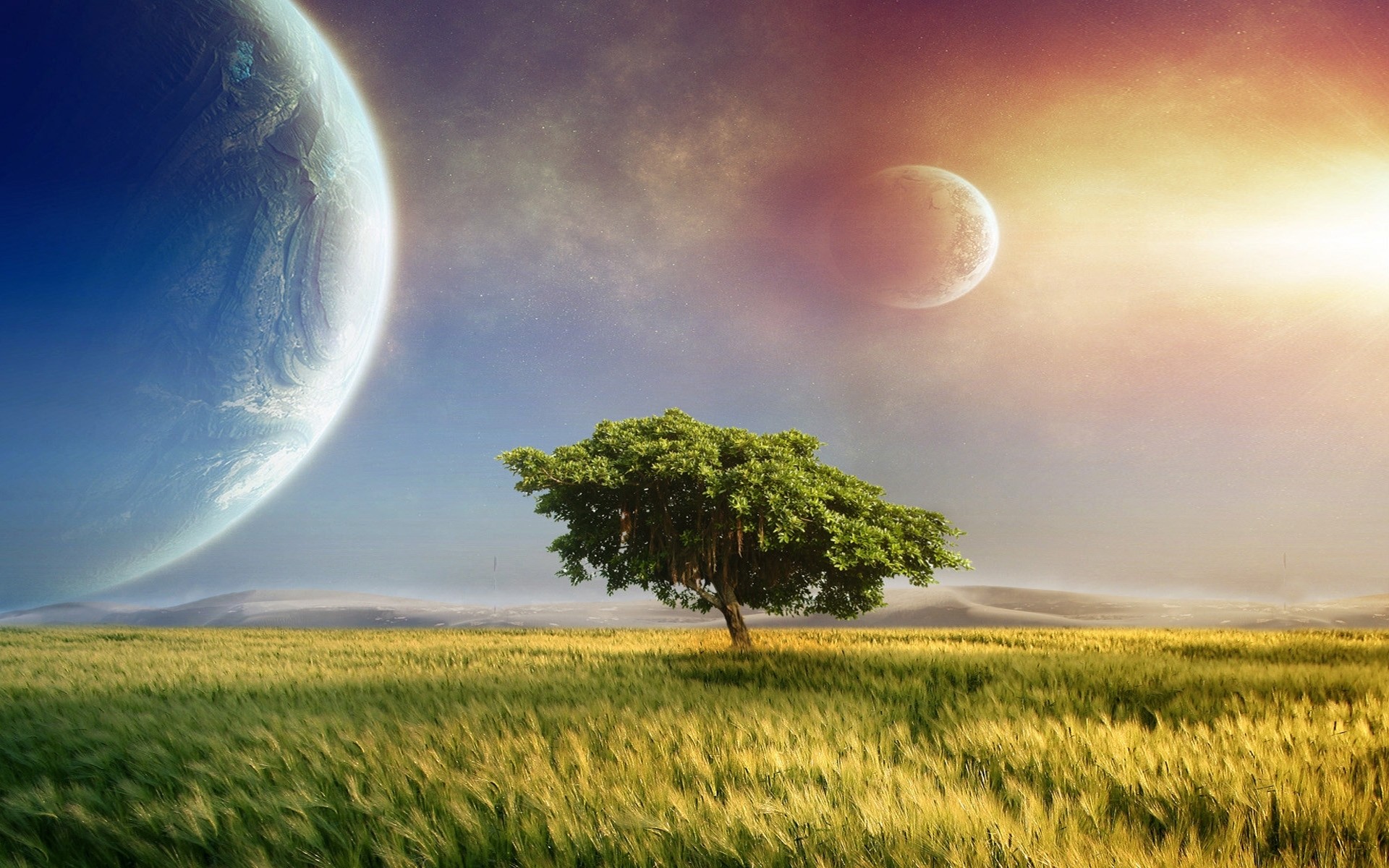 Sci Fi Landscape City Hd Planet Wallpapers