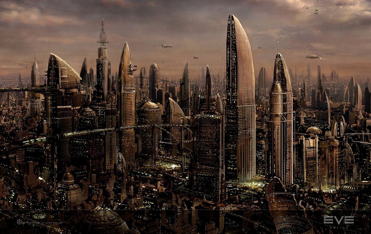 Sci Fi Landscape City Hd Planet Wallpapers