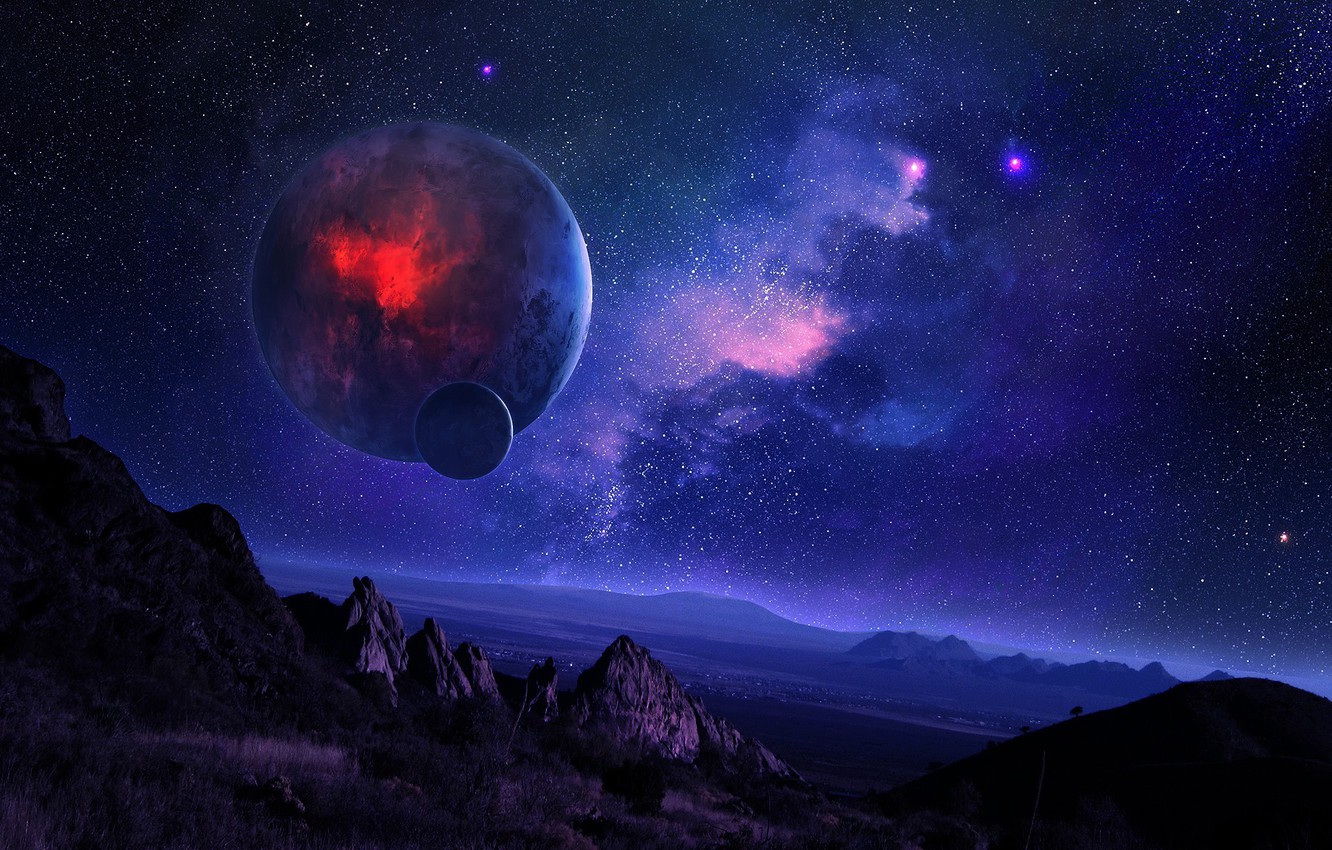 Sci Fi Night Sky Wallpapers