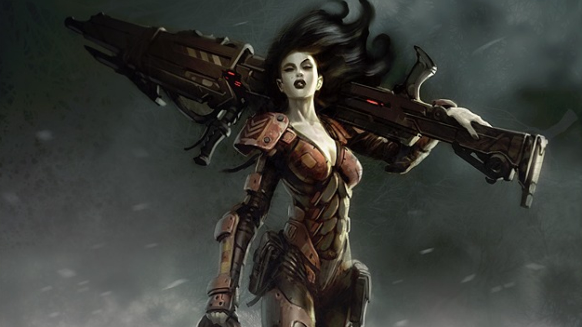 Scifi Cyberpunk Woman Warrior Wallpapers