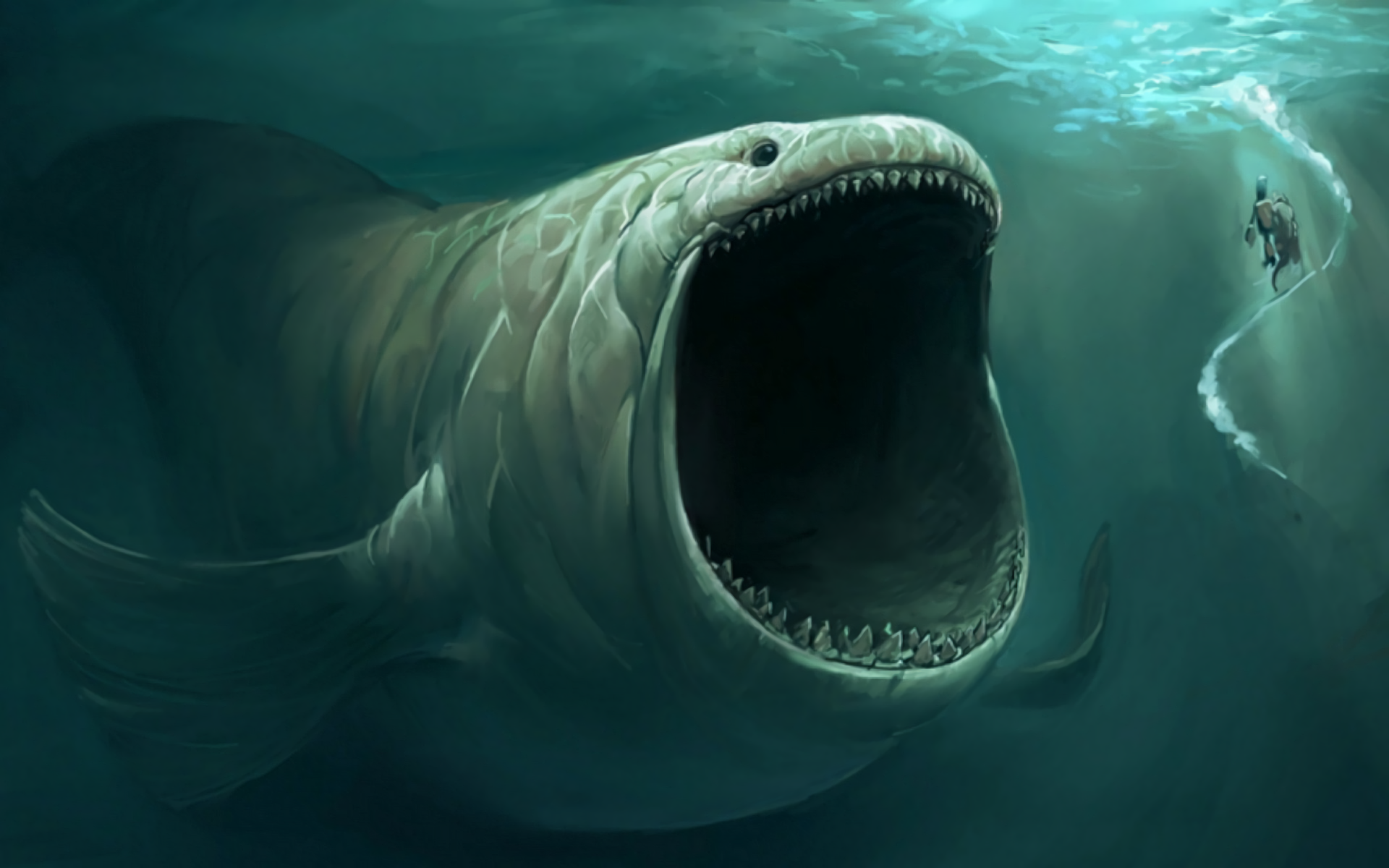 Sea Monster Underwater Creature Wallpapers