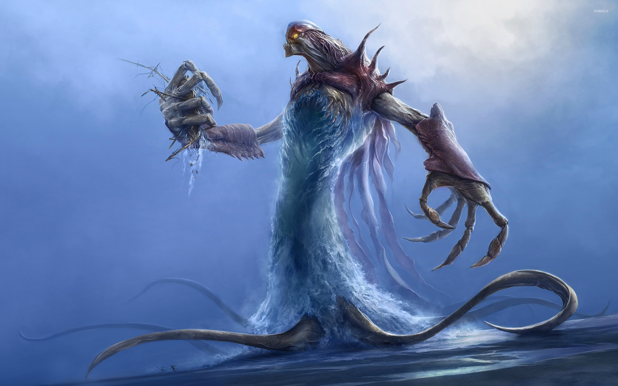 Sea Monster Underwater Creature Wallpapers