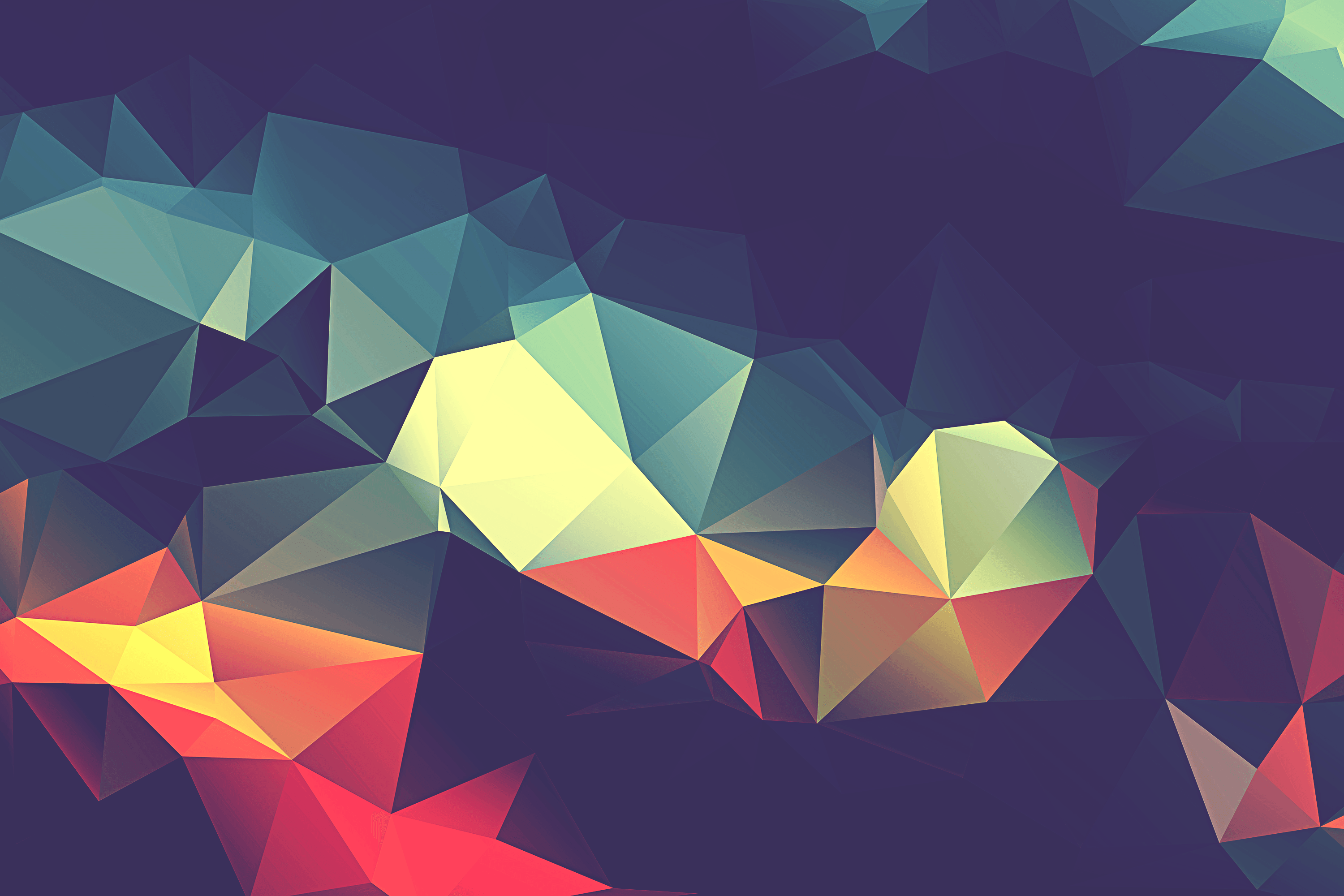 Serenity In Low Poly Wallpapers