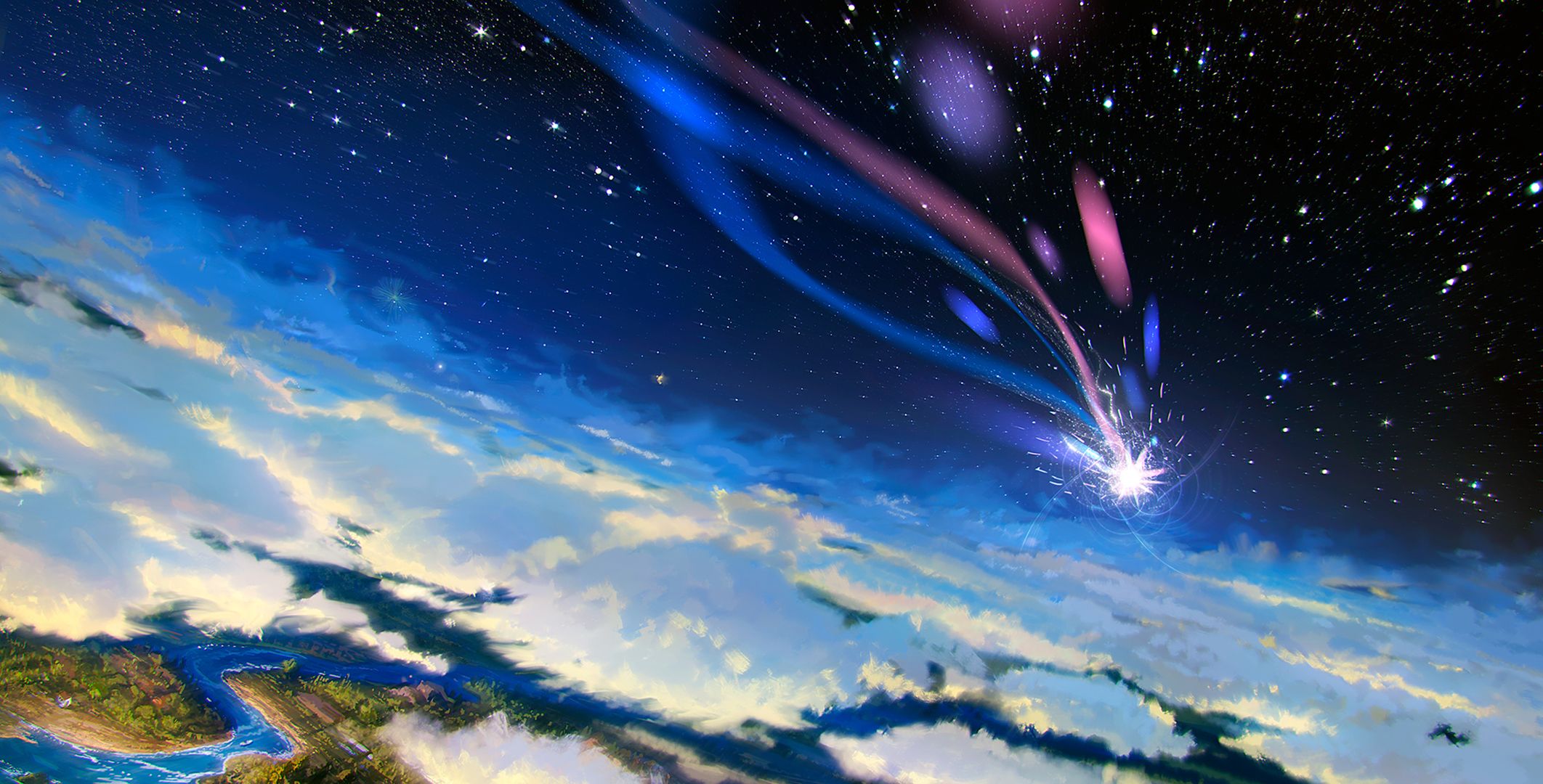 Shooting Star Art Wallpapers