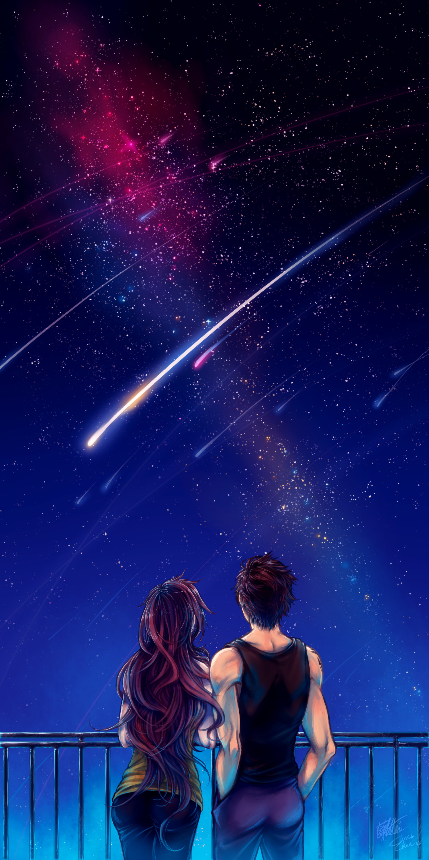 Shooting Star Art Wallpapers