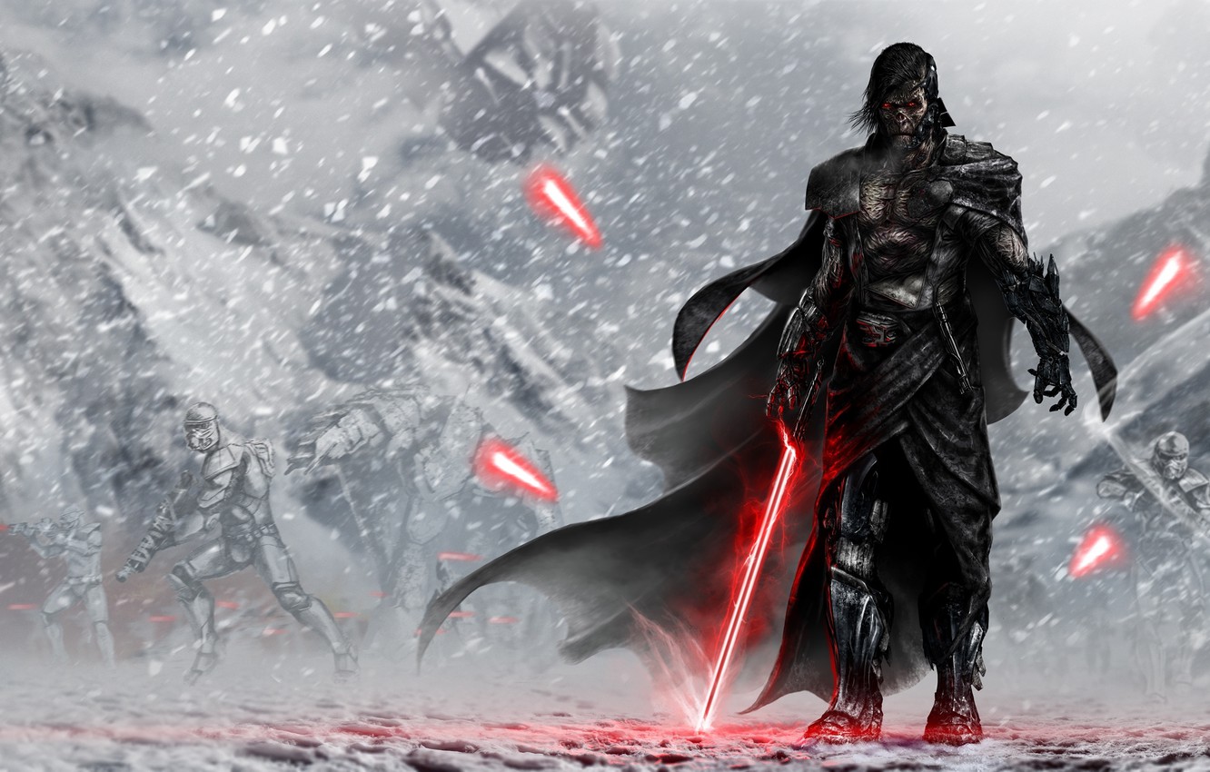 Sith With Lightsaber Wallpapers