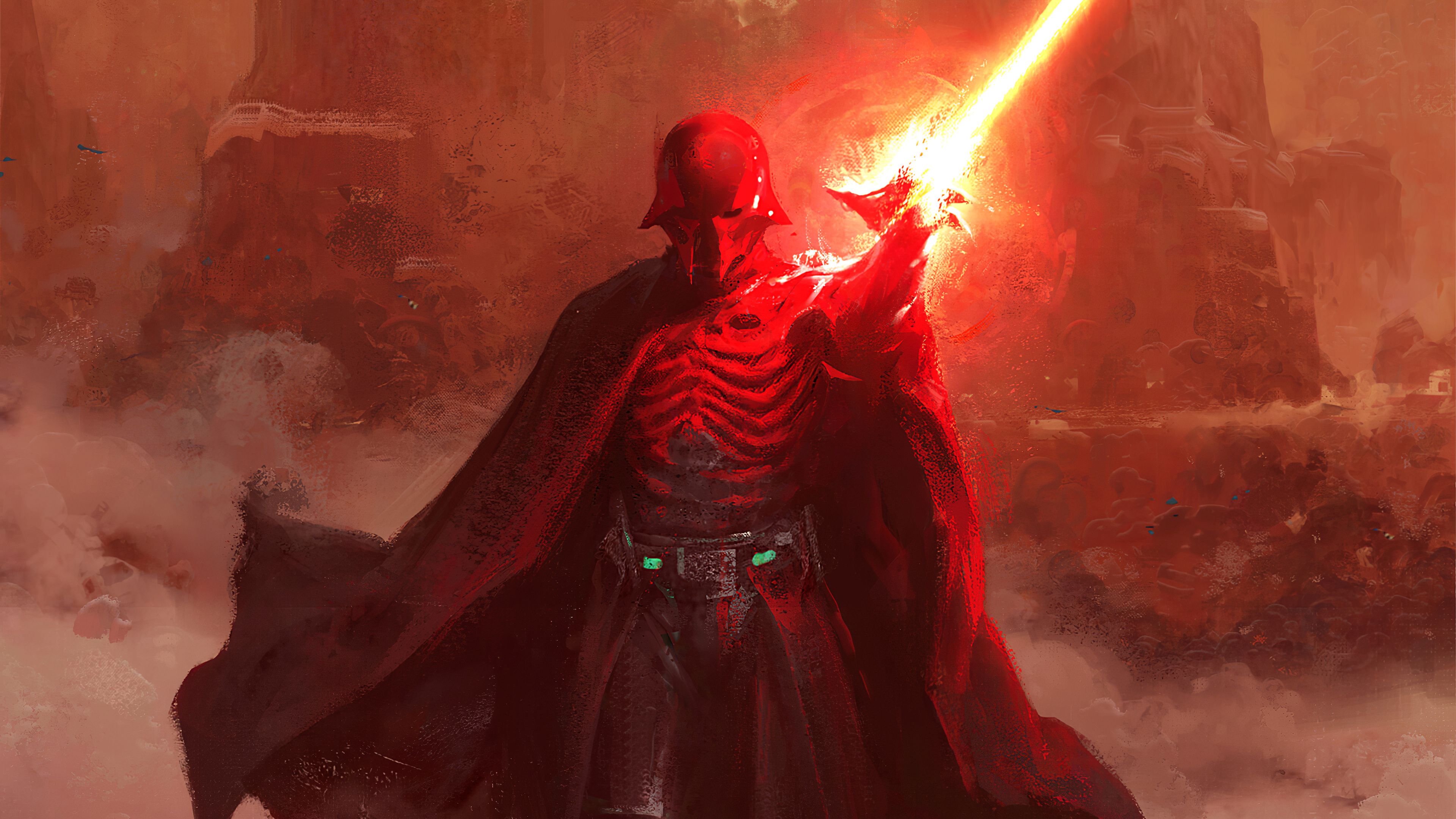 Sith With Lightsaber Wallpapers