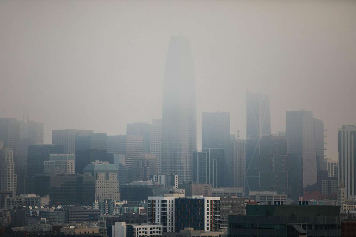 Skyscrapers Cover Under Scary Toxic Clouds Wallpapers