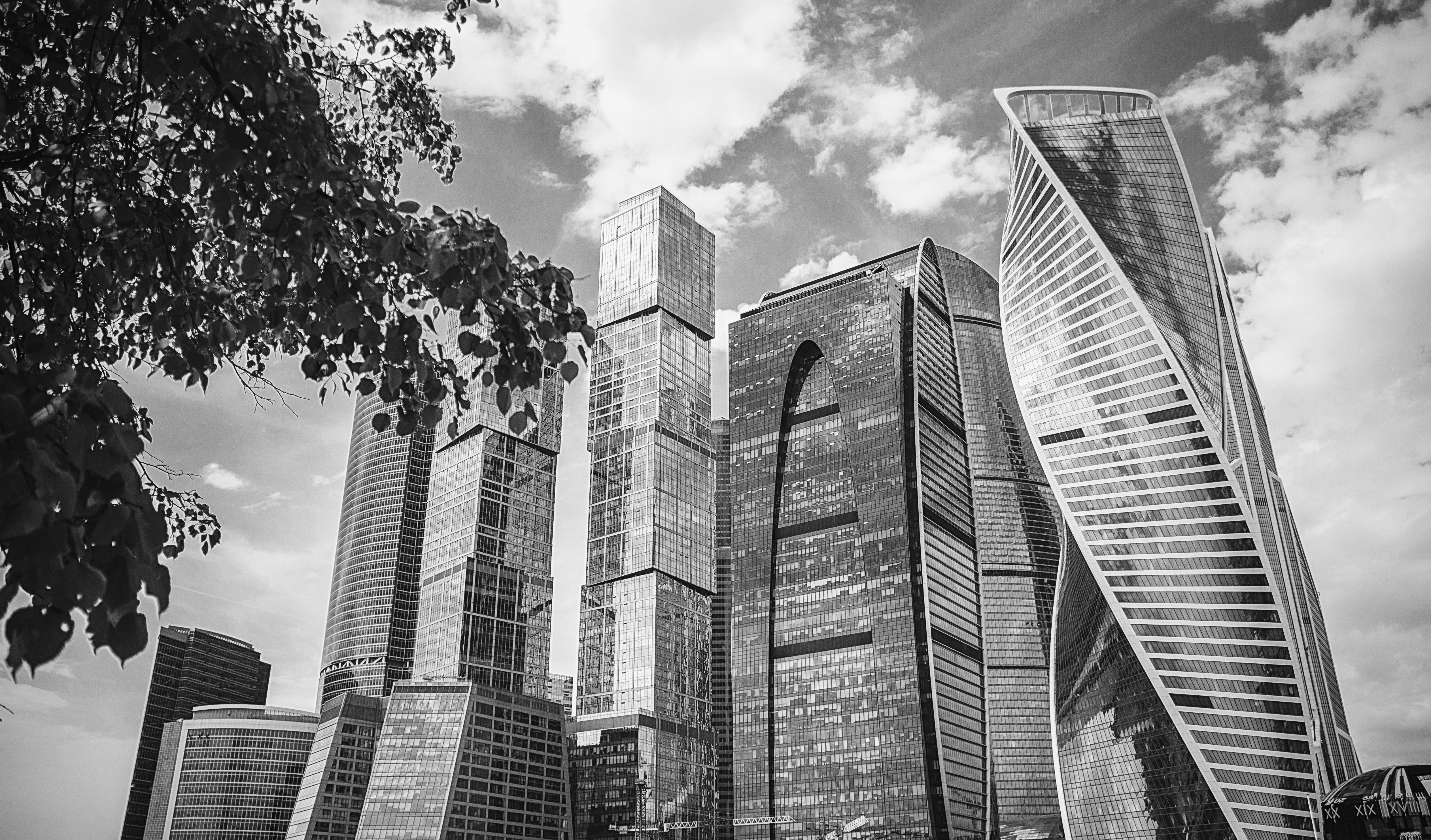 Skyscrapers Cover Under Scary Toxic Clouds Wallpapers