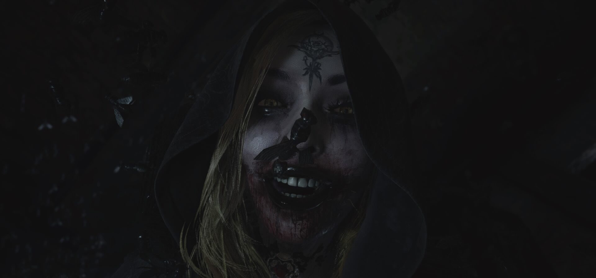 Smiling Vampire Lady Resident Evil Village Wallpapers