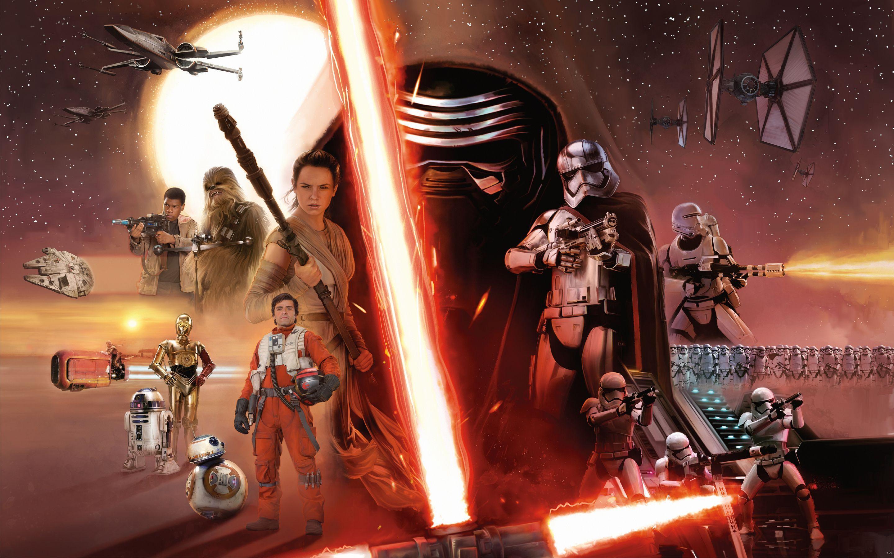 Star Wars The Force Awakens Art Wallpapers