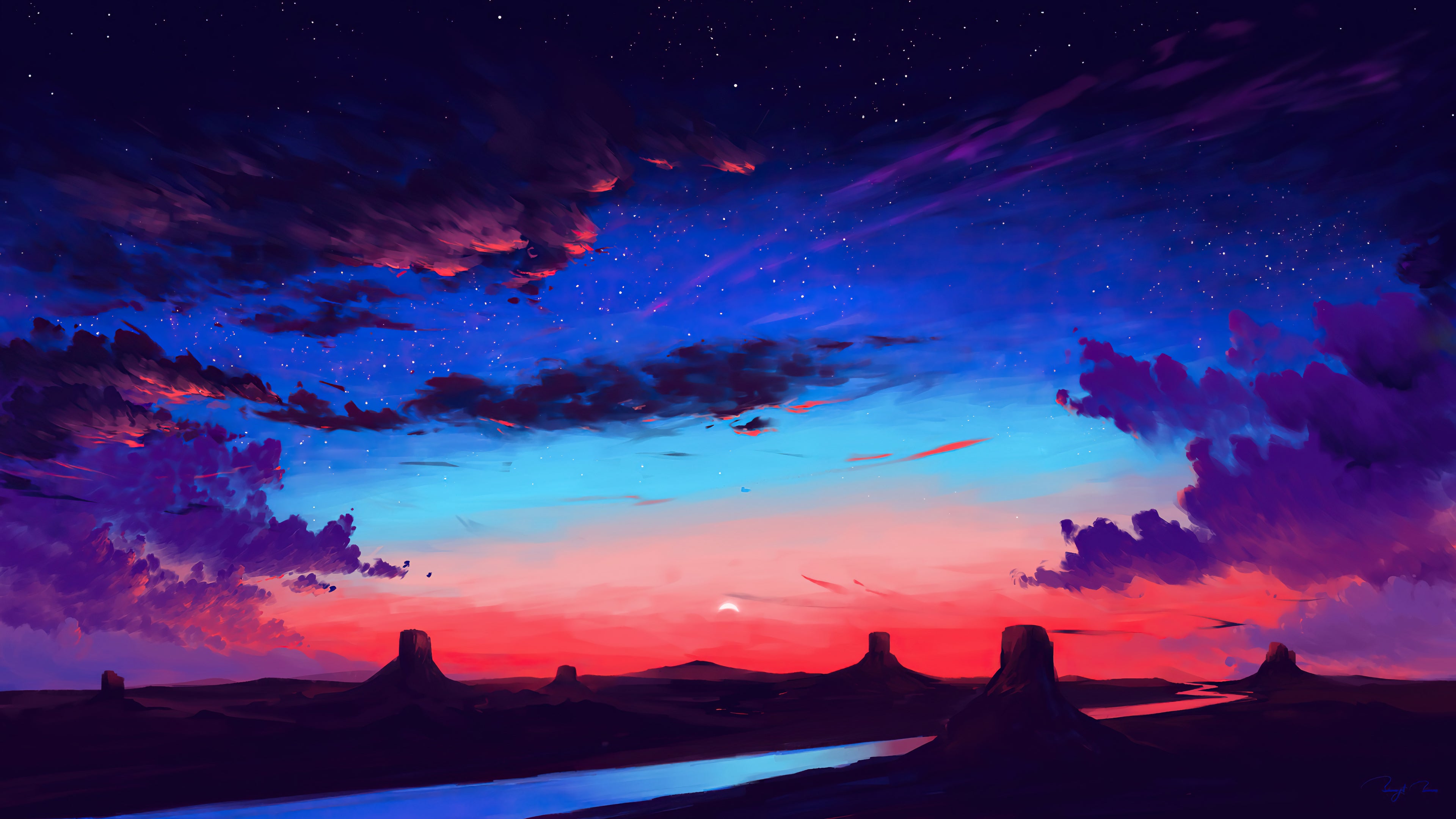 Starry Dusk Wallpapers