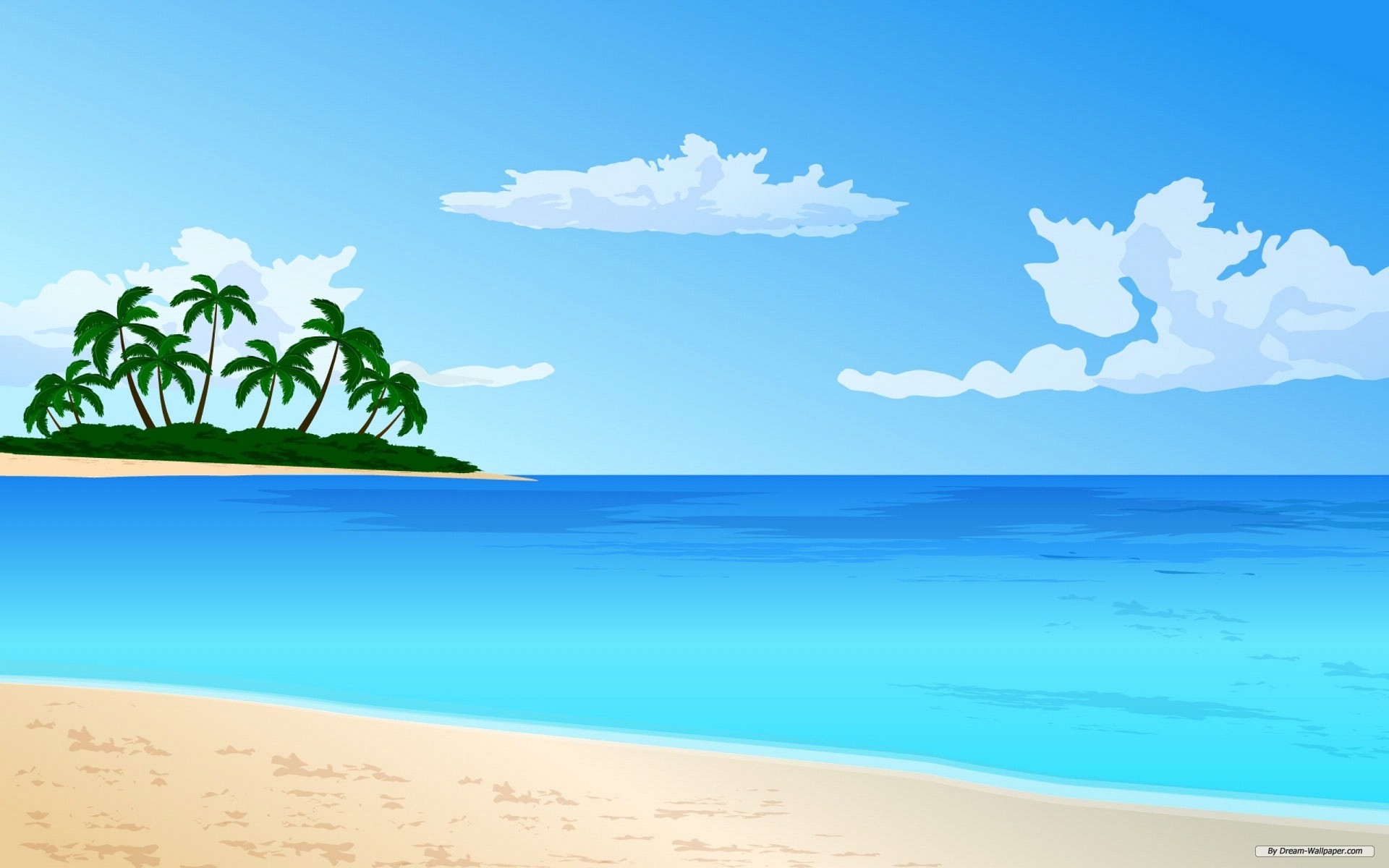 Summer Beach Art Wallpapers