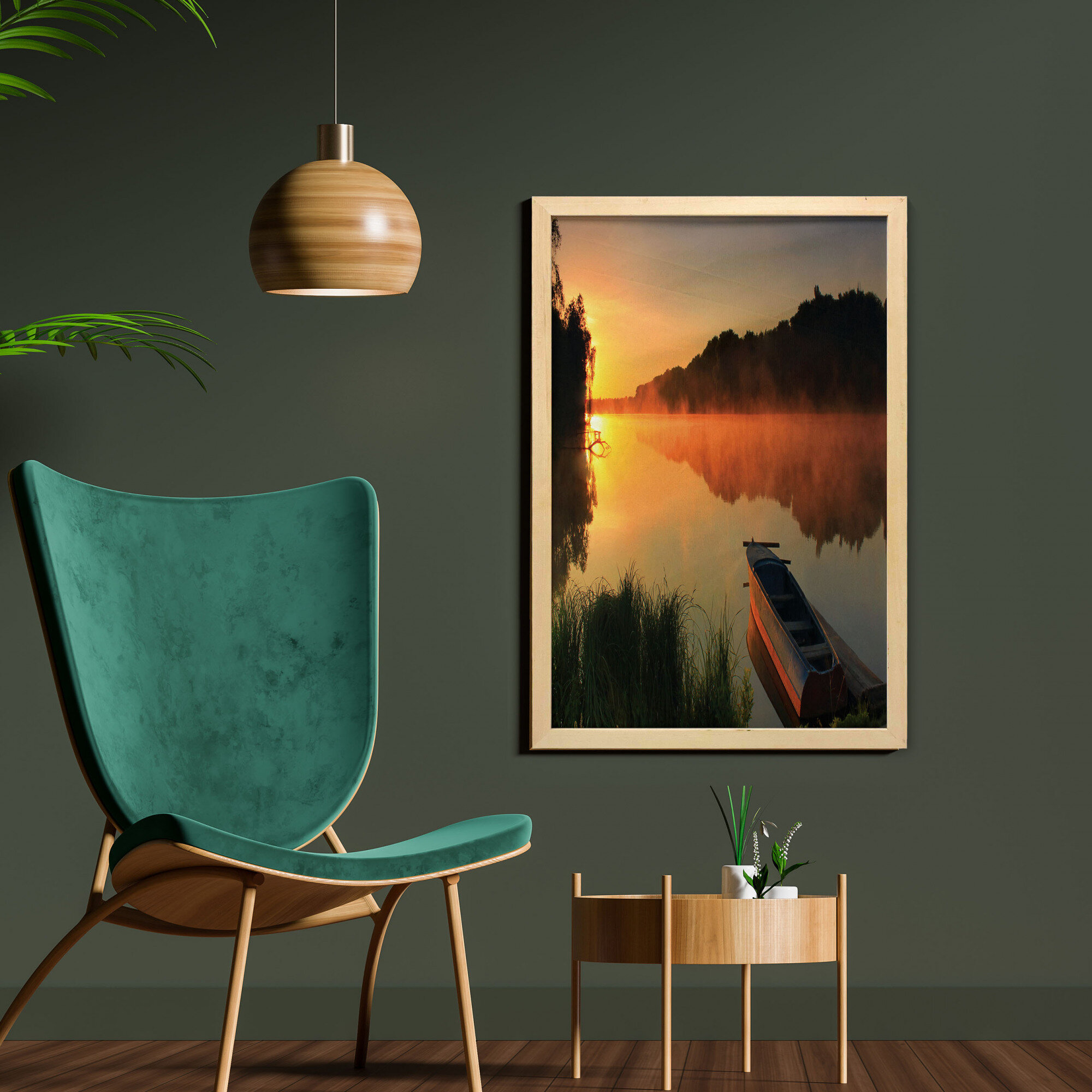 Summer On The Lake Art Wallpapers