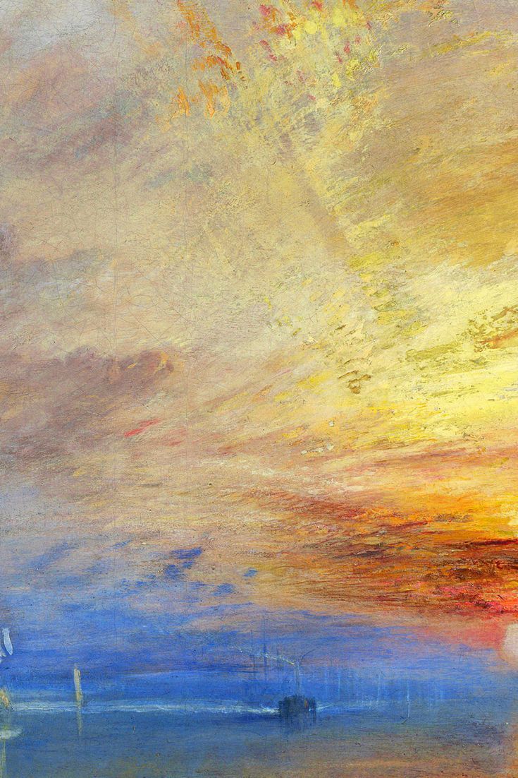 Sunset - Oil On Canvas Wallpapers