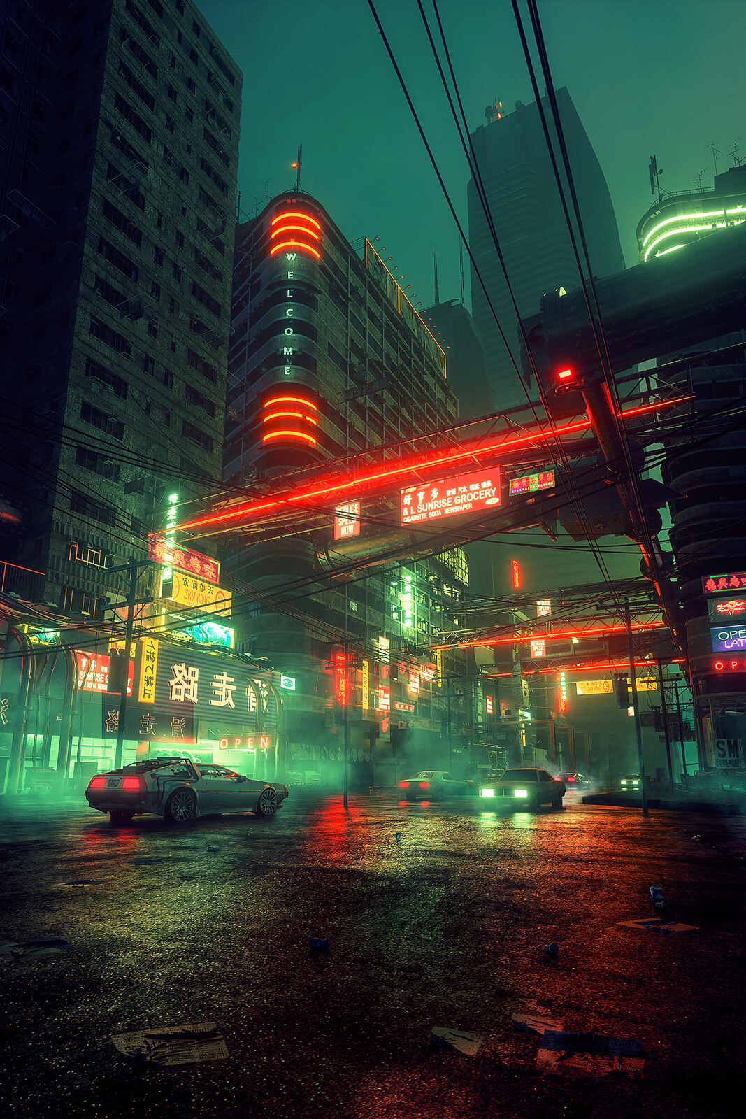 Surreal Cyberpunk Artwork Wallpapers