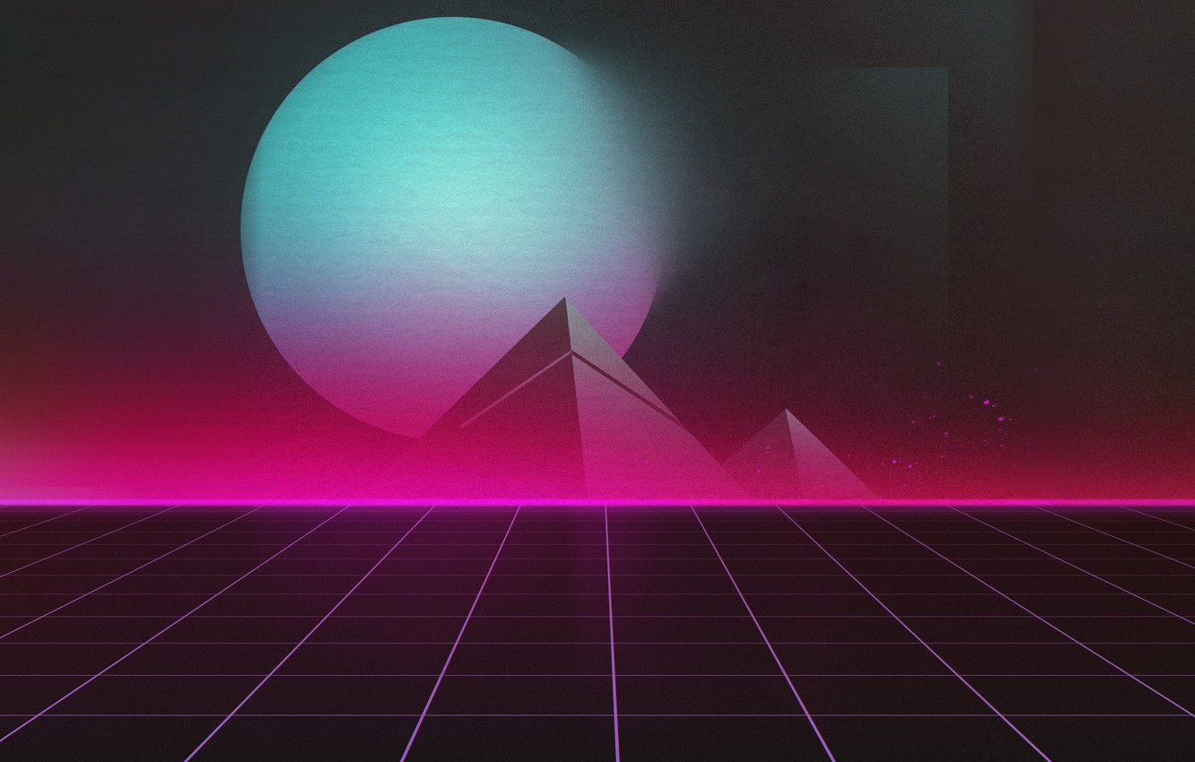 Synthwave Planet Retro Wave Wallpapers