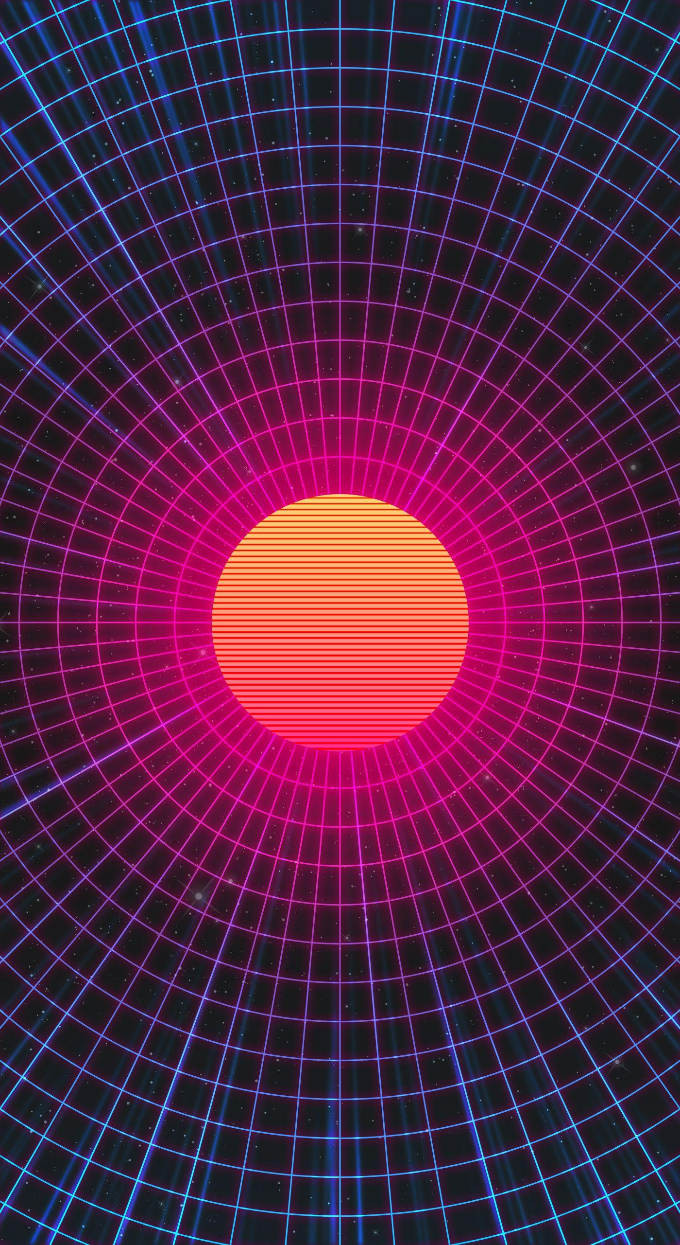 Synthwave Planet Retro Wave Wallpapers