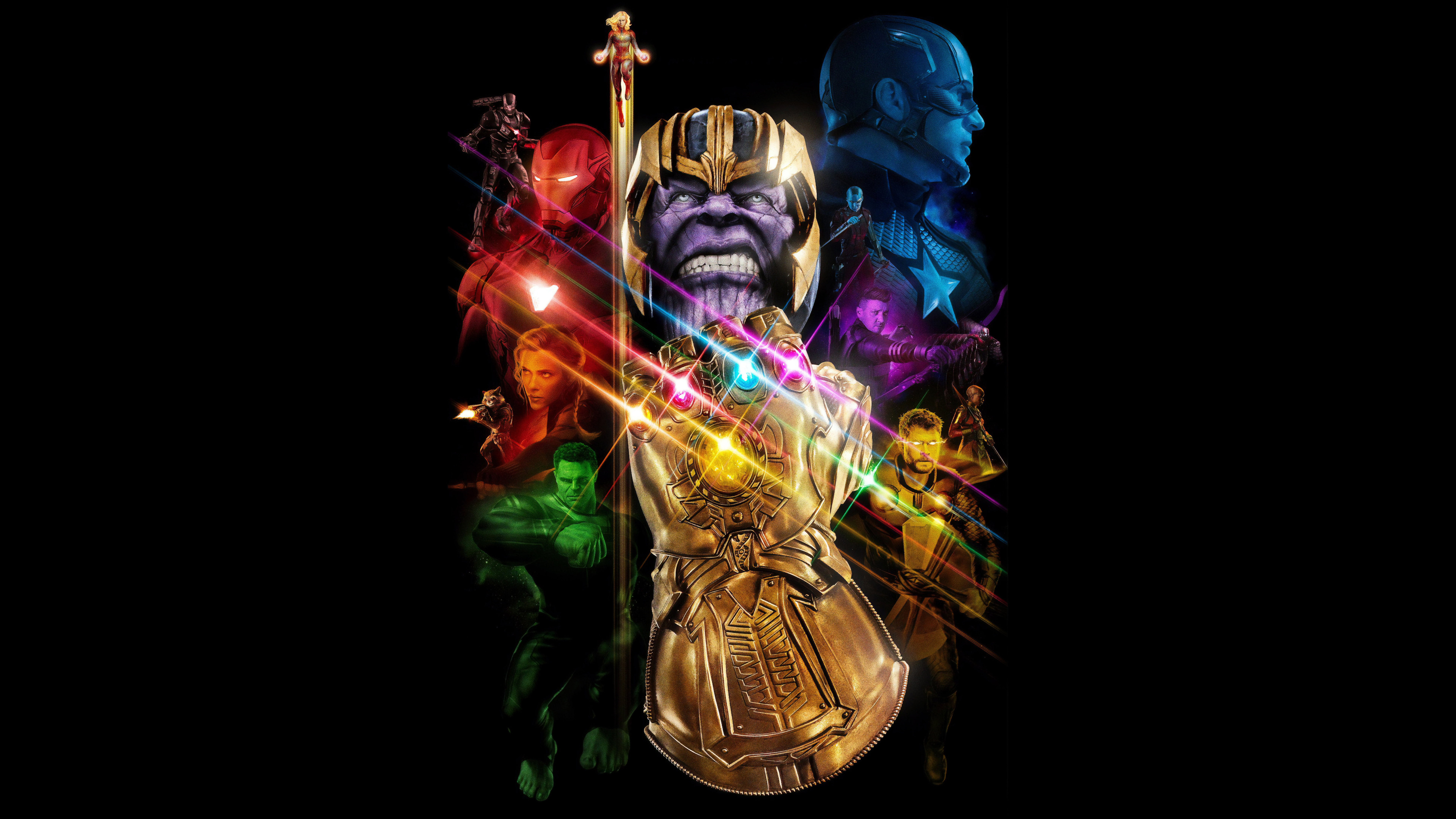 Thanos With Infinity Gauntlet Wallpapers