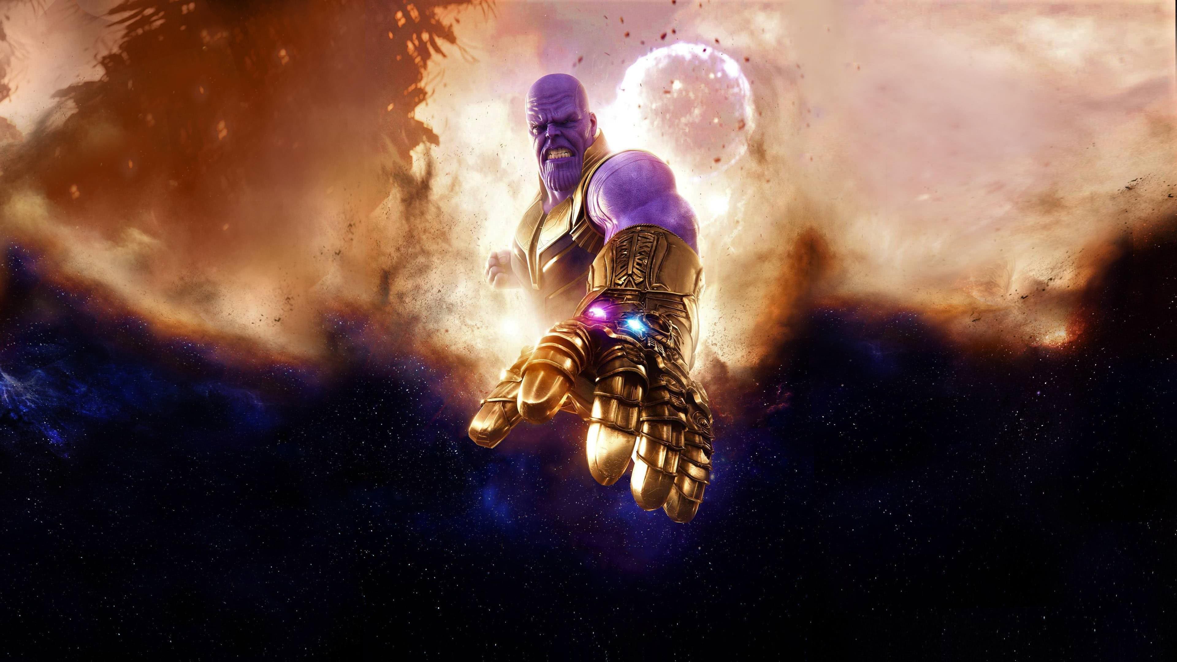 Thanos With Infinity Gauntlet Wallpapers