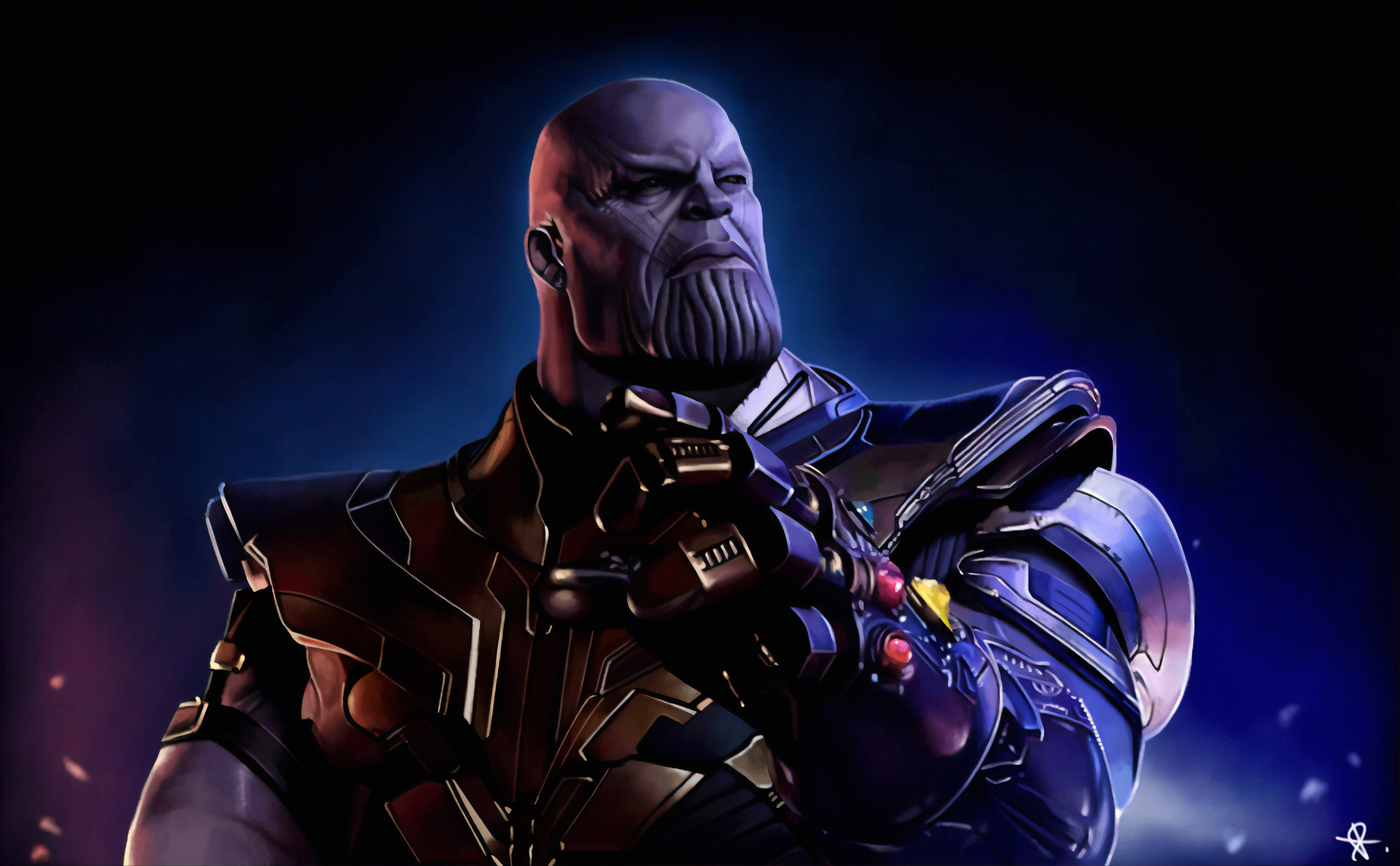 Thanos With Infinity Gauntlet Wallpapers