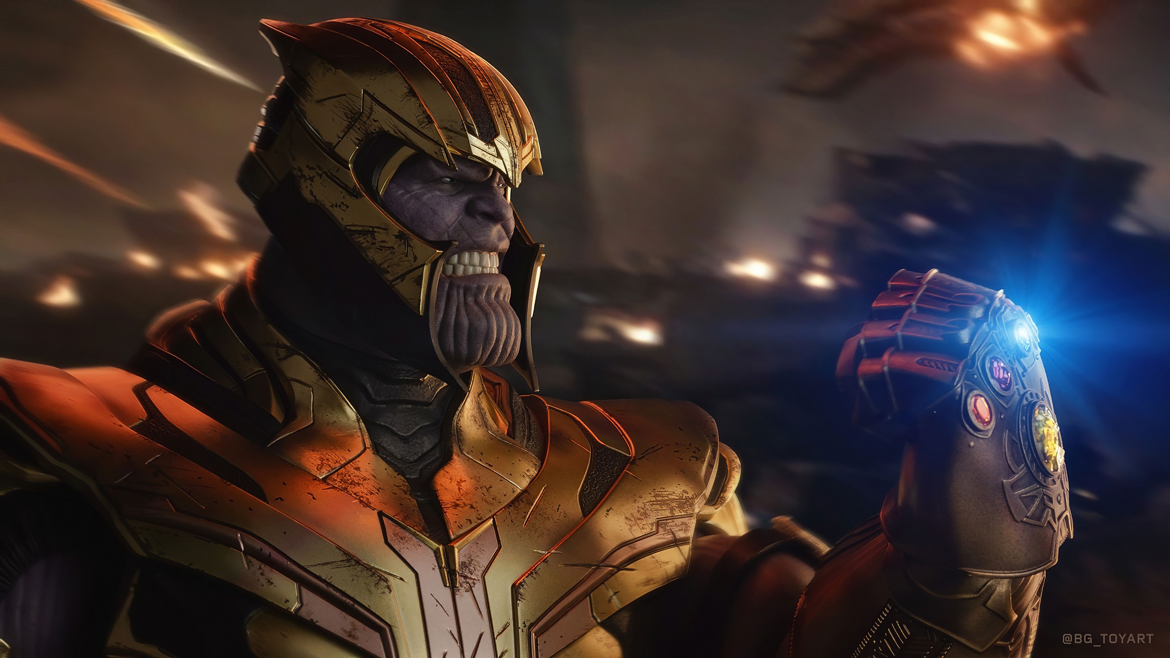 Thanos With Infinity Gauntlet Wallpapers