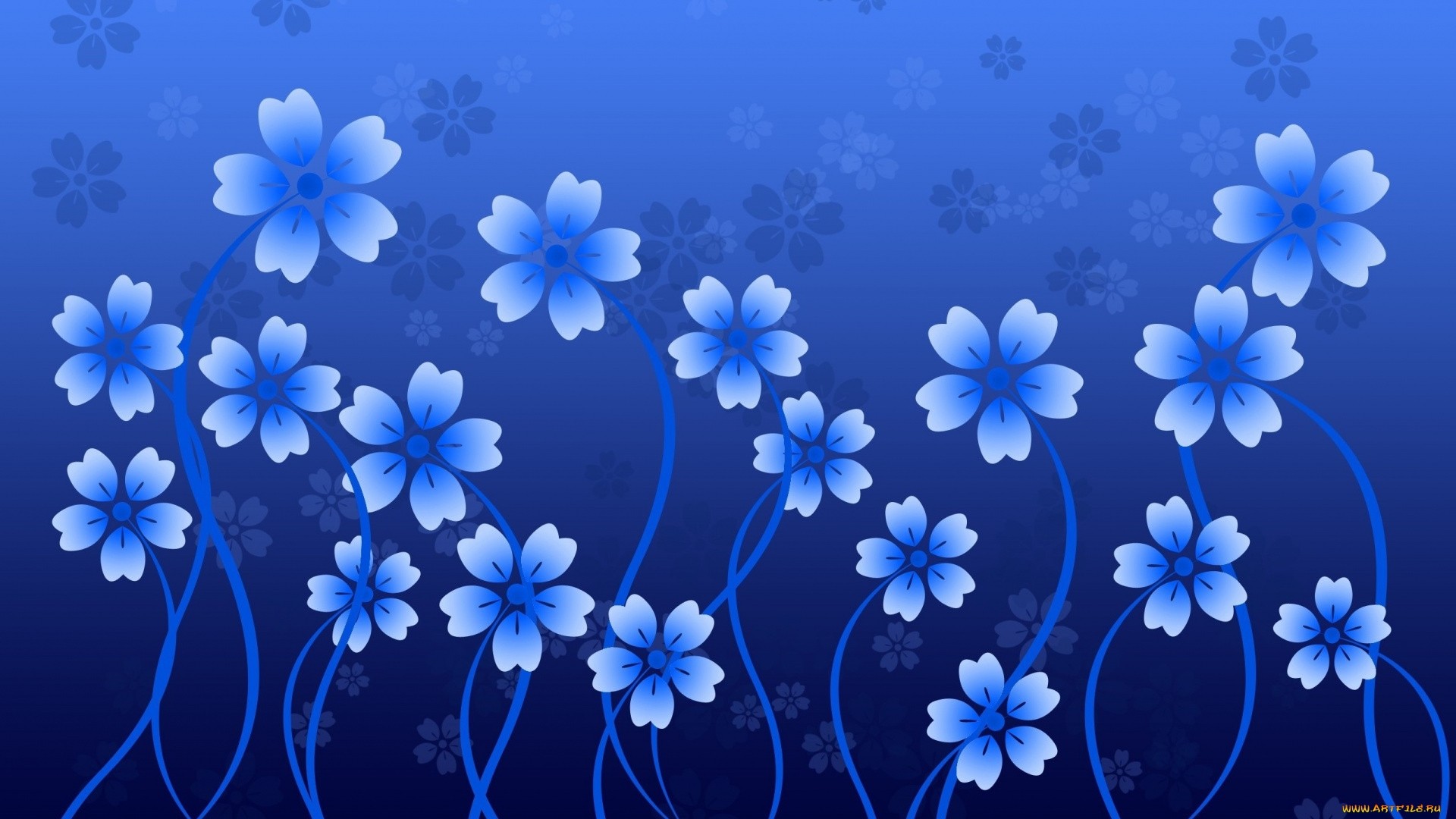 The Blue Flower Wallpapers