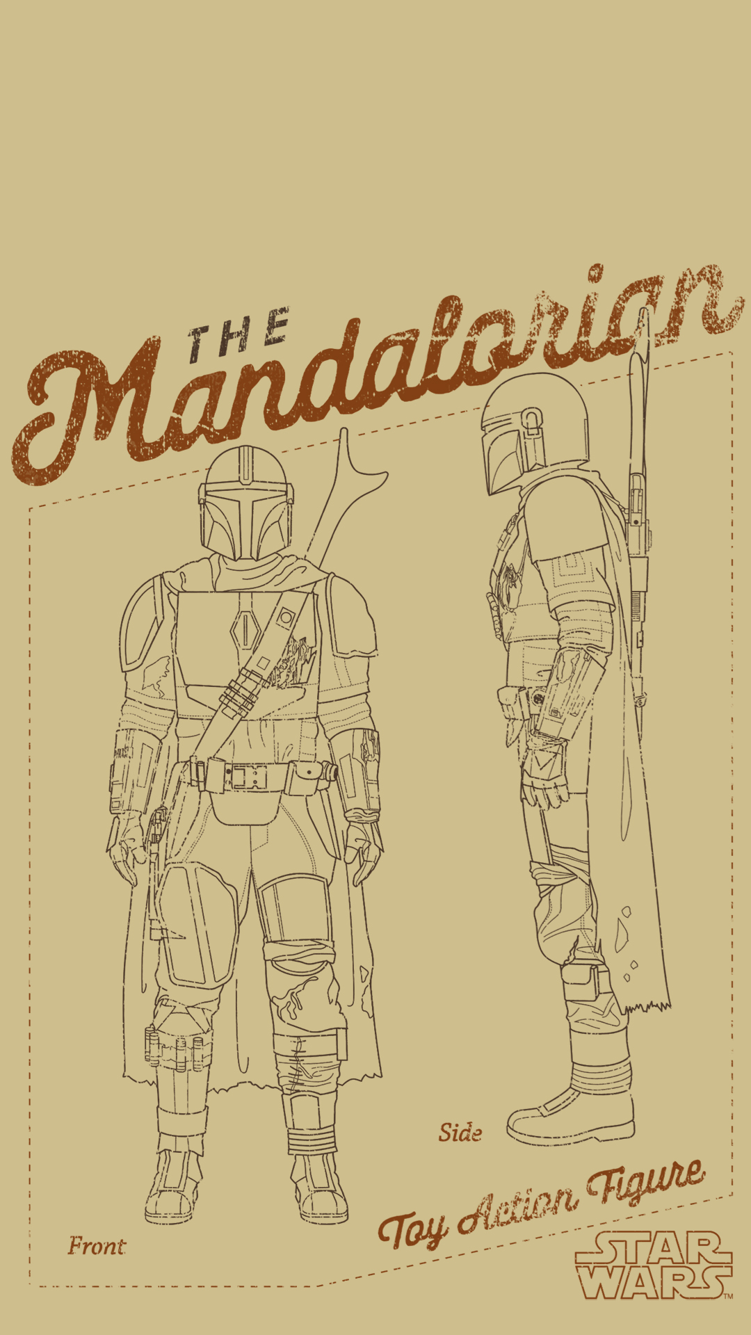 The Mandalorian Drawing Wallpapers