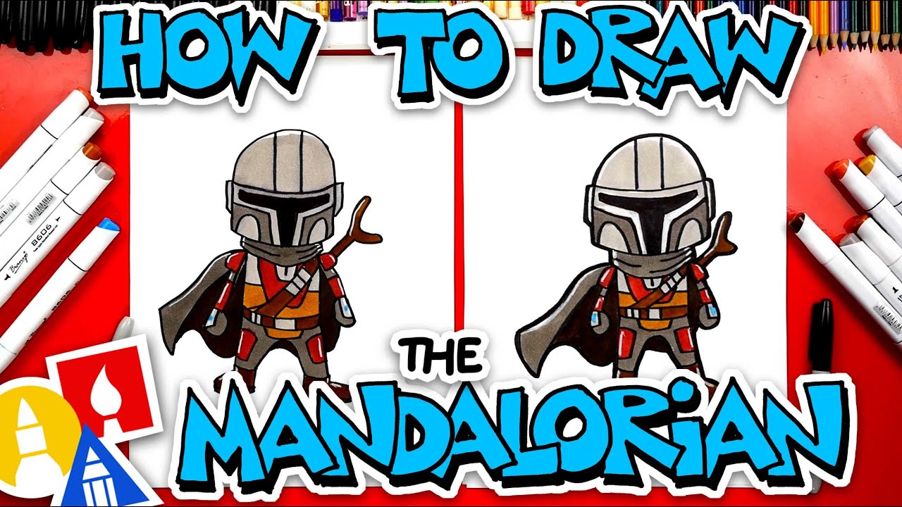 The Mandalorian Drawing Wallpapers