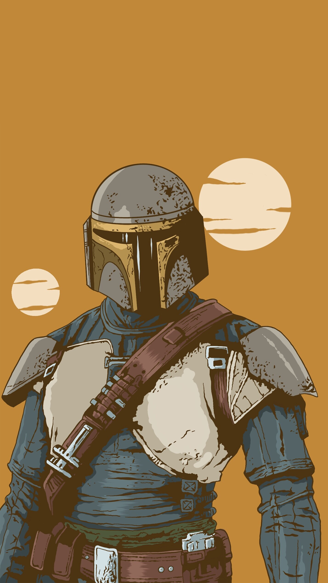 The Mandalorian Drawing Wallpapers