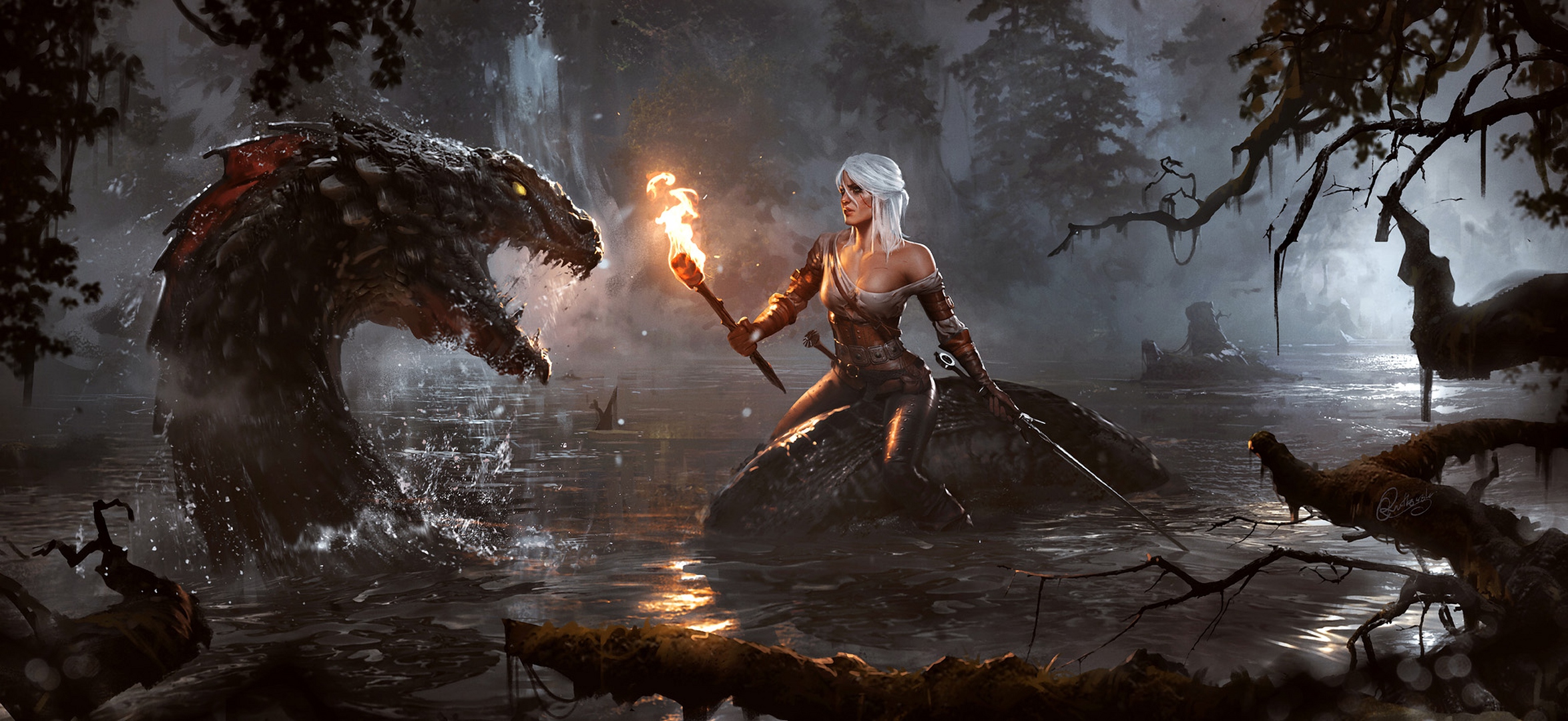 The Witcher 3 Wild Hunt Artwork Wallpapers