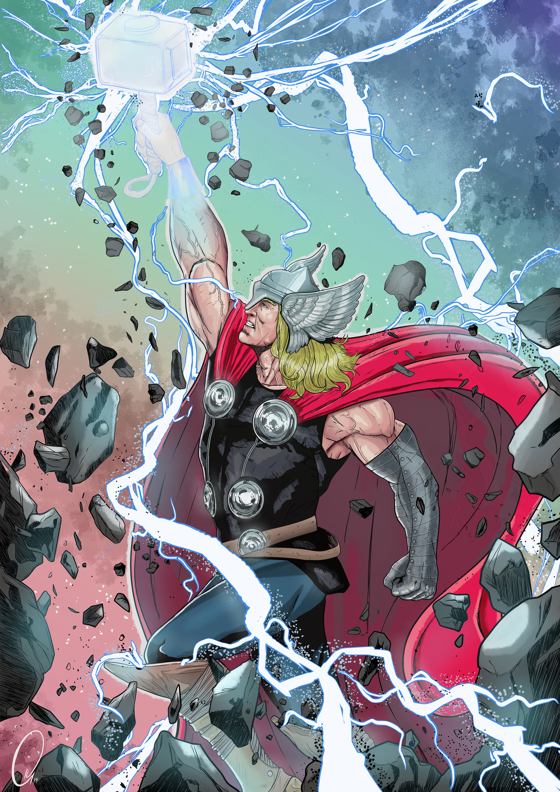 Thor Art God Of Thunder Wallpapers