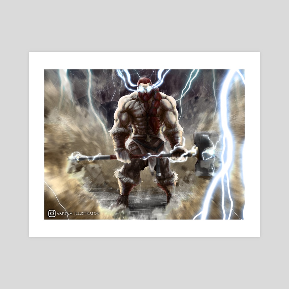 Thor God Of Thunder Art Wallpapers