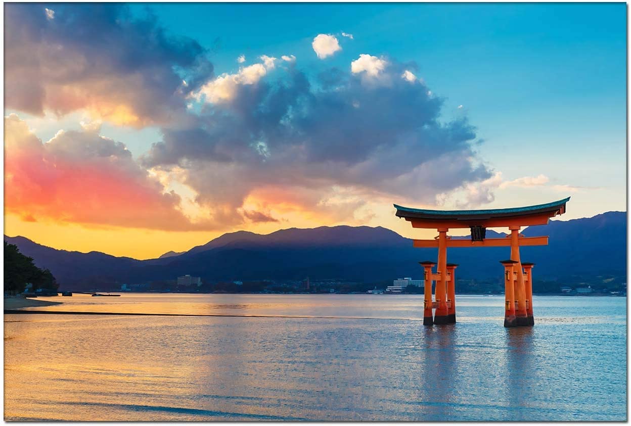 Torii Gate Paint Art Wallpapers