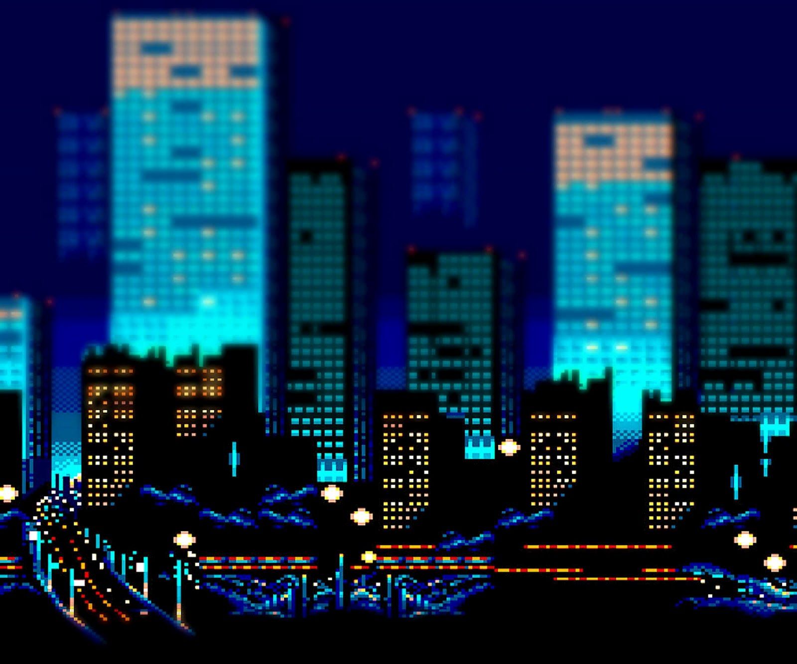 Town 8 Bit Wallpapers