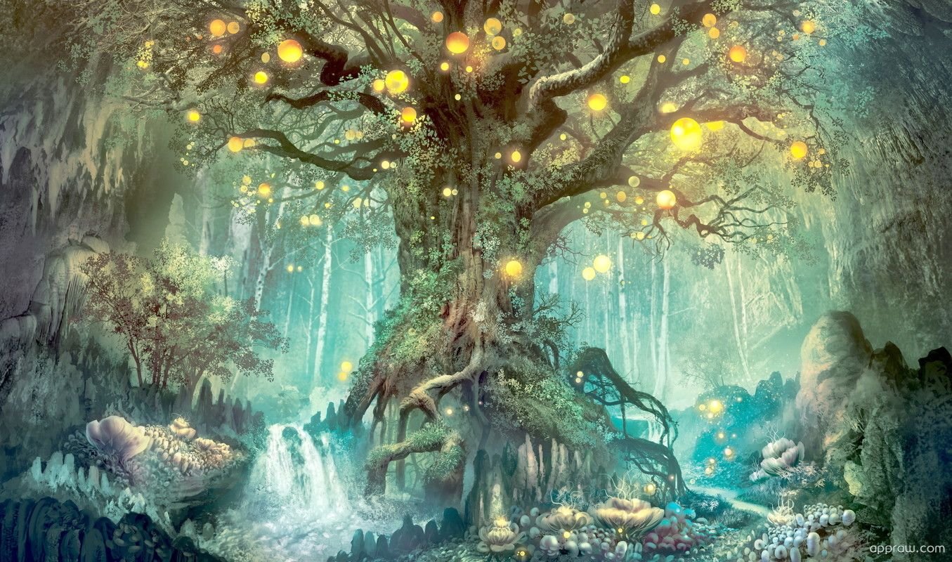 Trees Fantasy Art Wallpapers