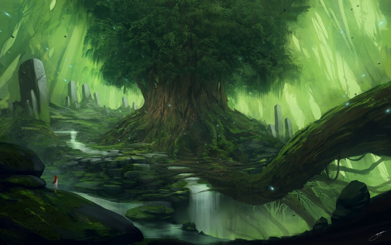 Trees Fantasy Art Wallpapers